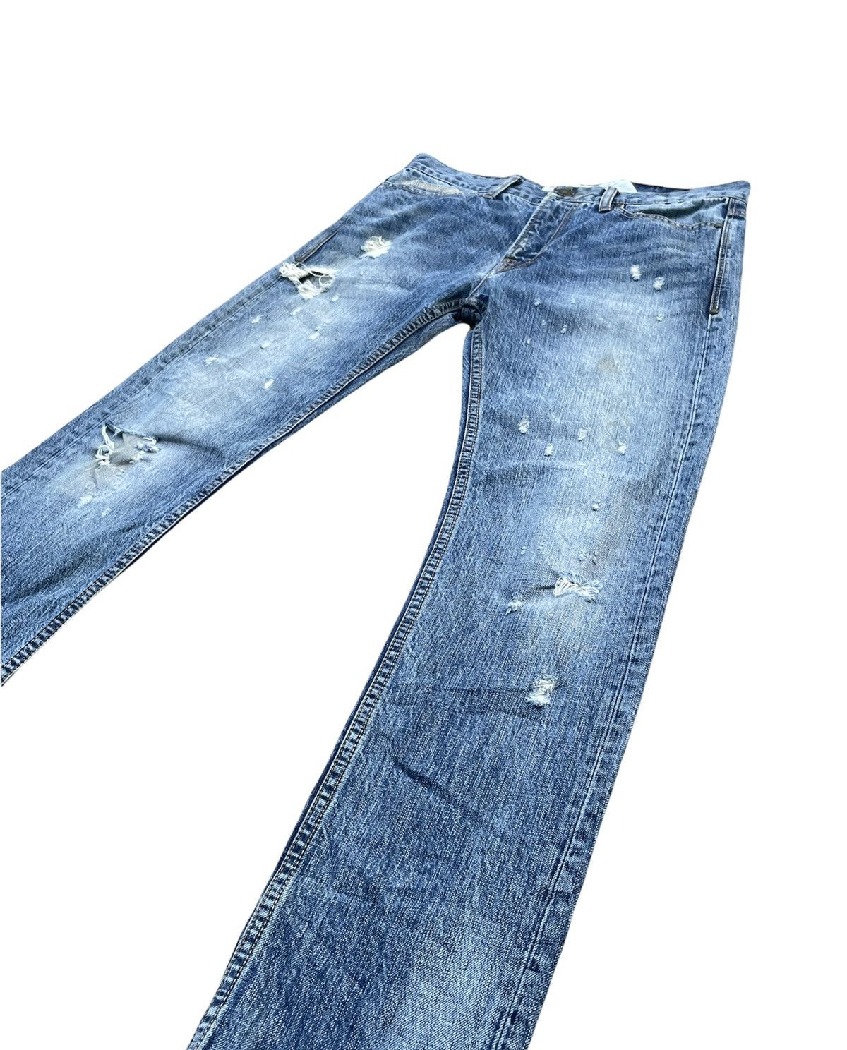 Jimmy Taverniti Jimmy Taverniti Distressed Denim Size US 35 - 5 Thumbnail