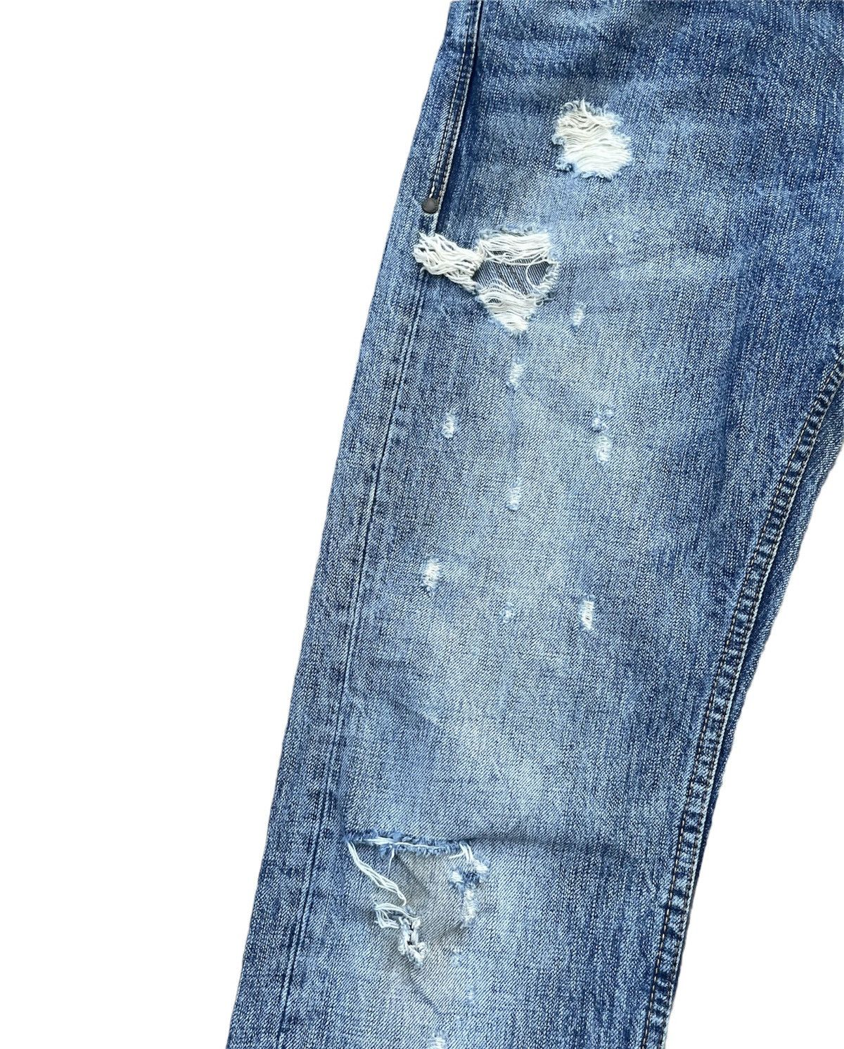 Jimmy Taverniti Jimmy Taverniti Distressed Denim Size US 35 - 8 Thumbnail