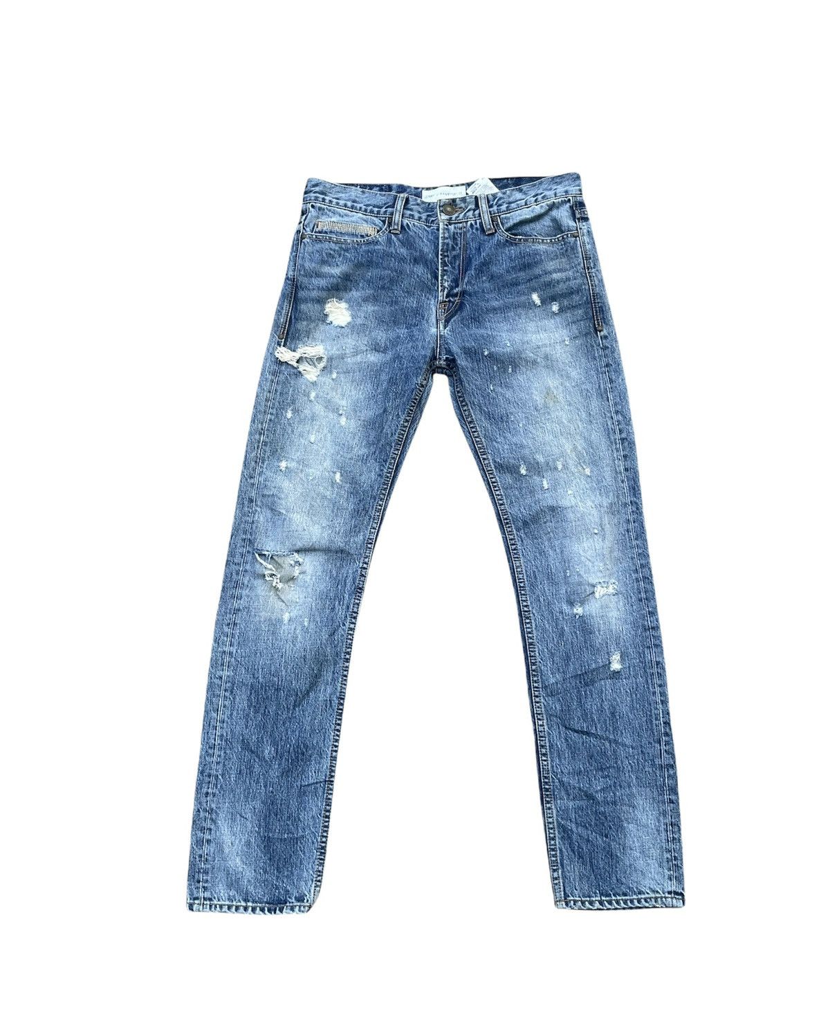 Jimmy Taverniti Jimmy Taverniti Distressed Denim Size US 35 - 1 Thumbnail