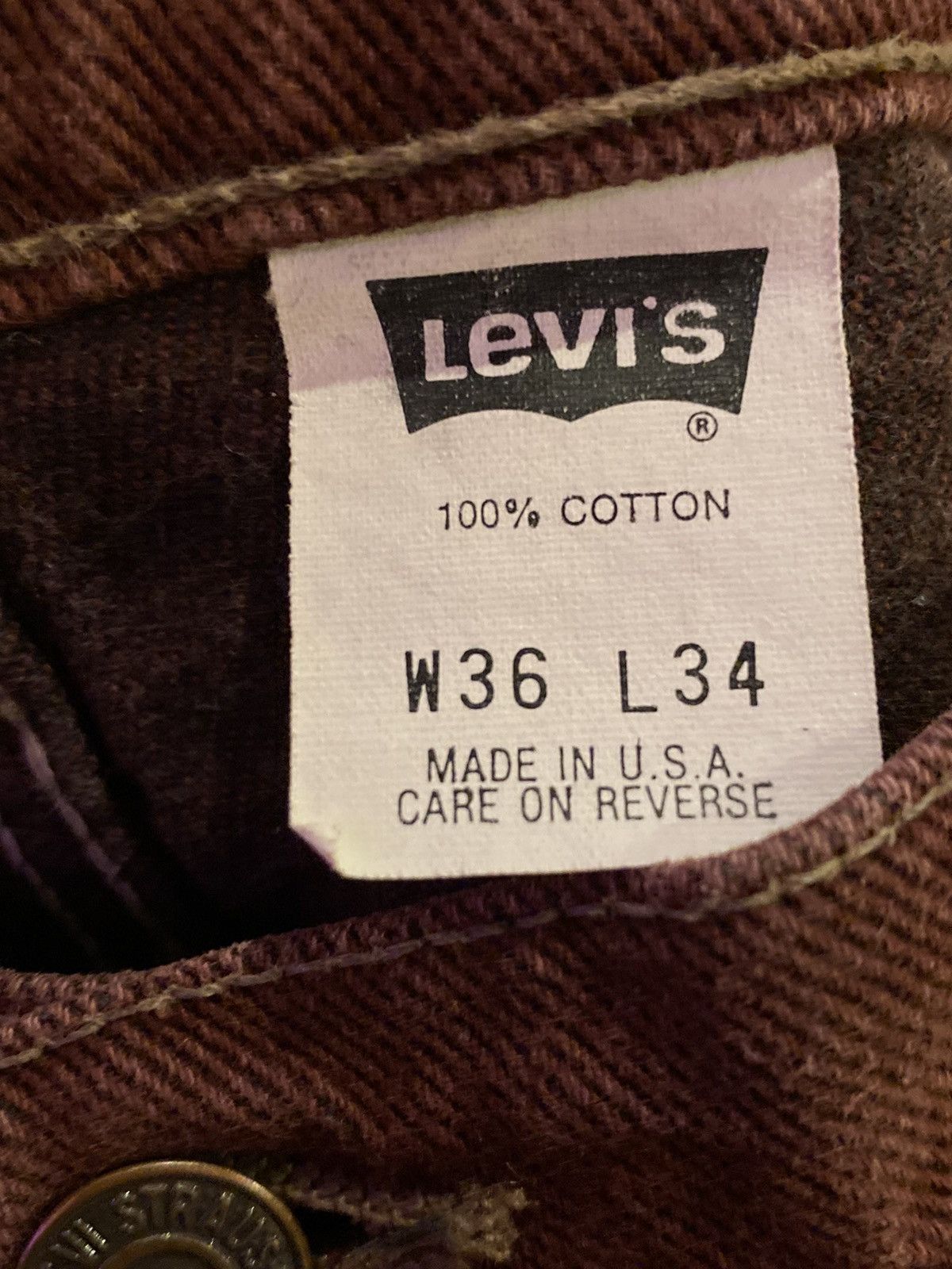 Levi's × Levi's Vintage Clothing × Vintage Vintage levis denim jeans Size US 36 / EU 52 - 5 Thumbnail