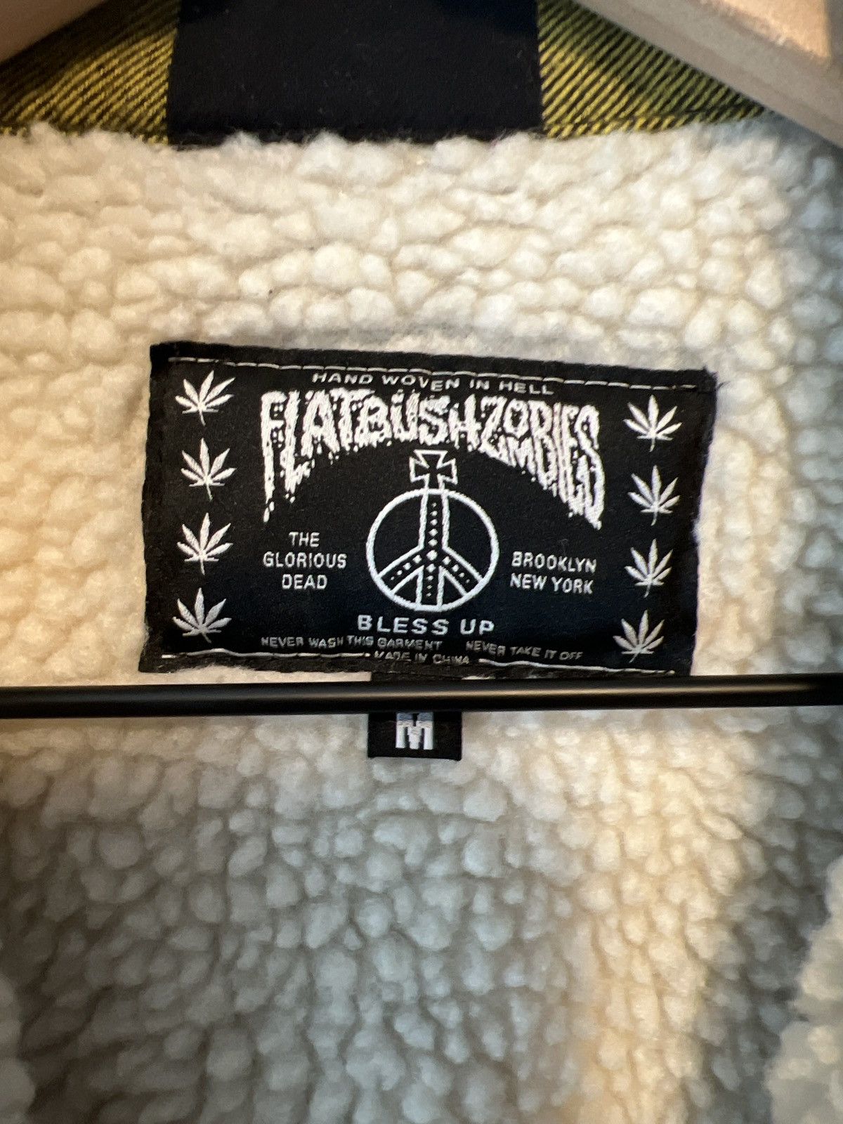 Flatbush Zombies Flatbush Zombies Flannel Shacket Sherpa Yellow psychedelic Size US M / EU 48-50 / 2 - 5 Thumbnail