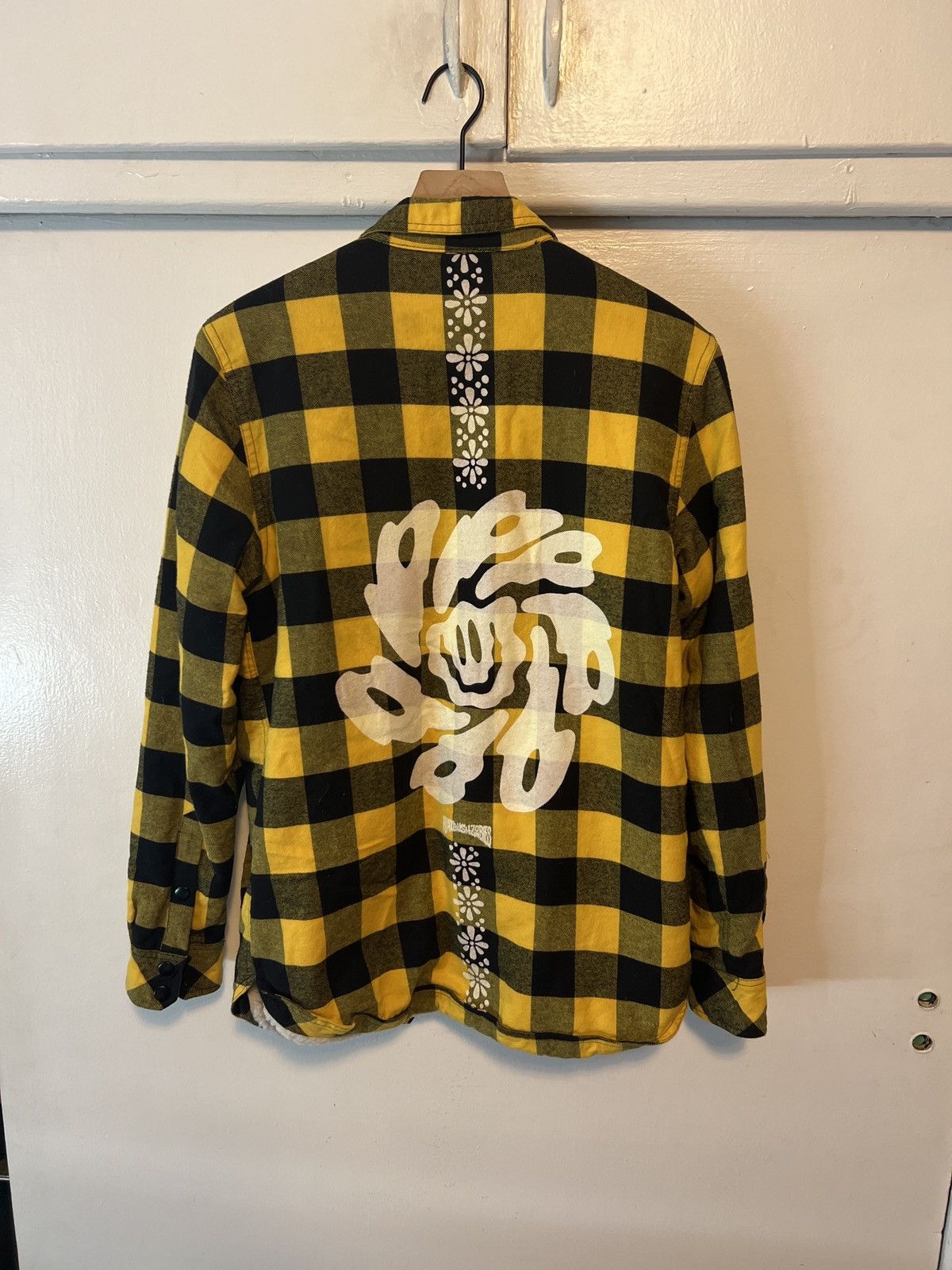 Flatbush Zombies Flatbush Zombies Flannel Shacket Sherpa Yellow psychedelic Size US M / EU 48-50 / 2 - 2 Thumbnail