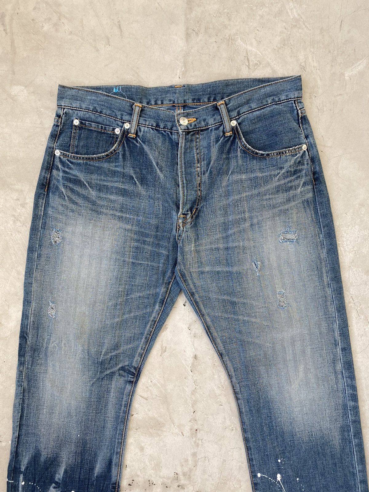 Swagger Swagger Painted Distressed Denims Size US 36 / EU 52 - 3 Thumbnail