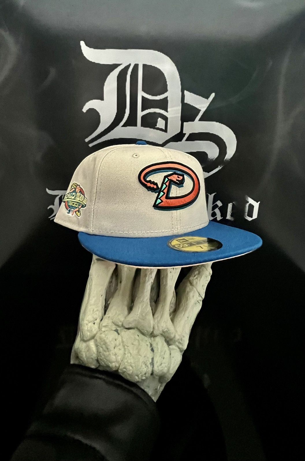 Supreme Piping Script Logo Cap 7 3/8 グレー Supreme Piping Script Logo New Era 7 3/8 - メルカリ