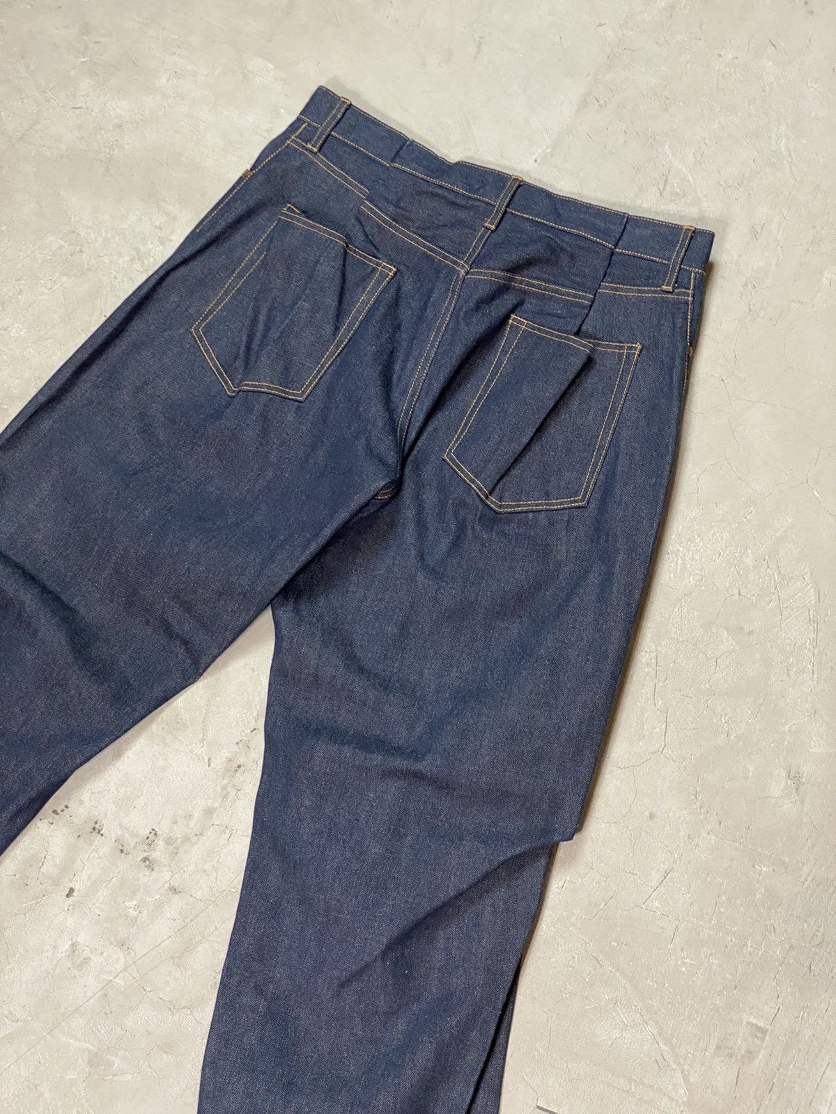 Visvim Visvim Crazy Randomly Pleated Baggy Selvedge "Muir" Denim Size US 34 / EU 50 - 12 Thumbnail