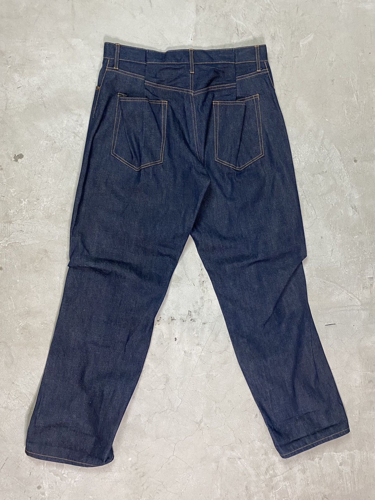 Visvim Visvim Crazy Randomly Pleated Baggy Selvedge "Muir" Denim Size US 34 / EU 50 - 2 Thumbnail