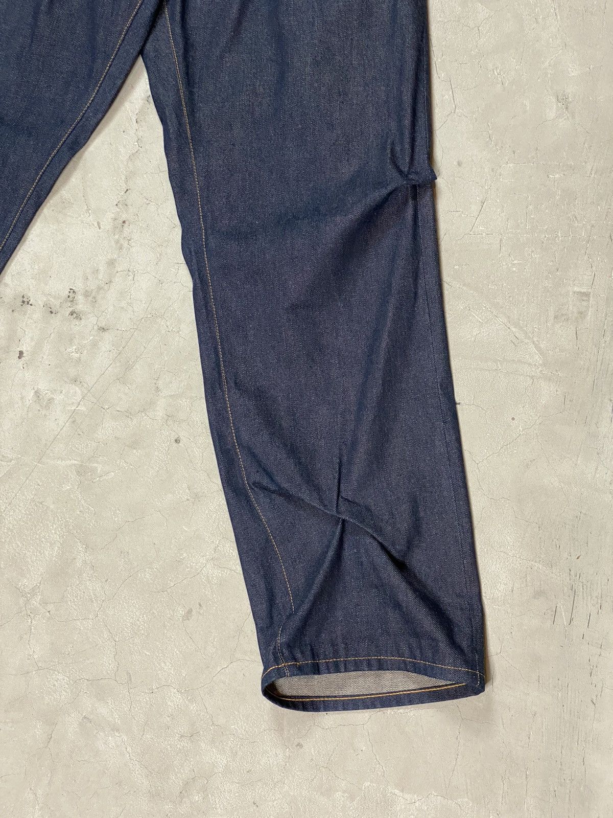 Visvim Visvim Crazy Randomly Pleated Baggy Selvedge "Muir" Denim Size US 34 / EU 50 - 6 Thumbnail