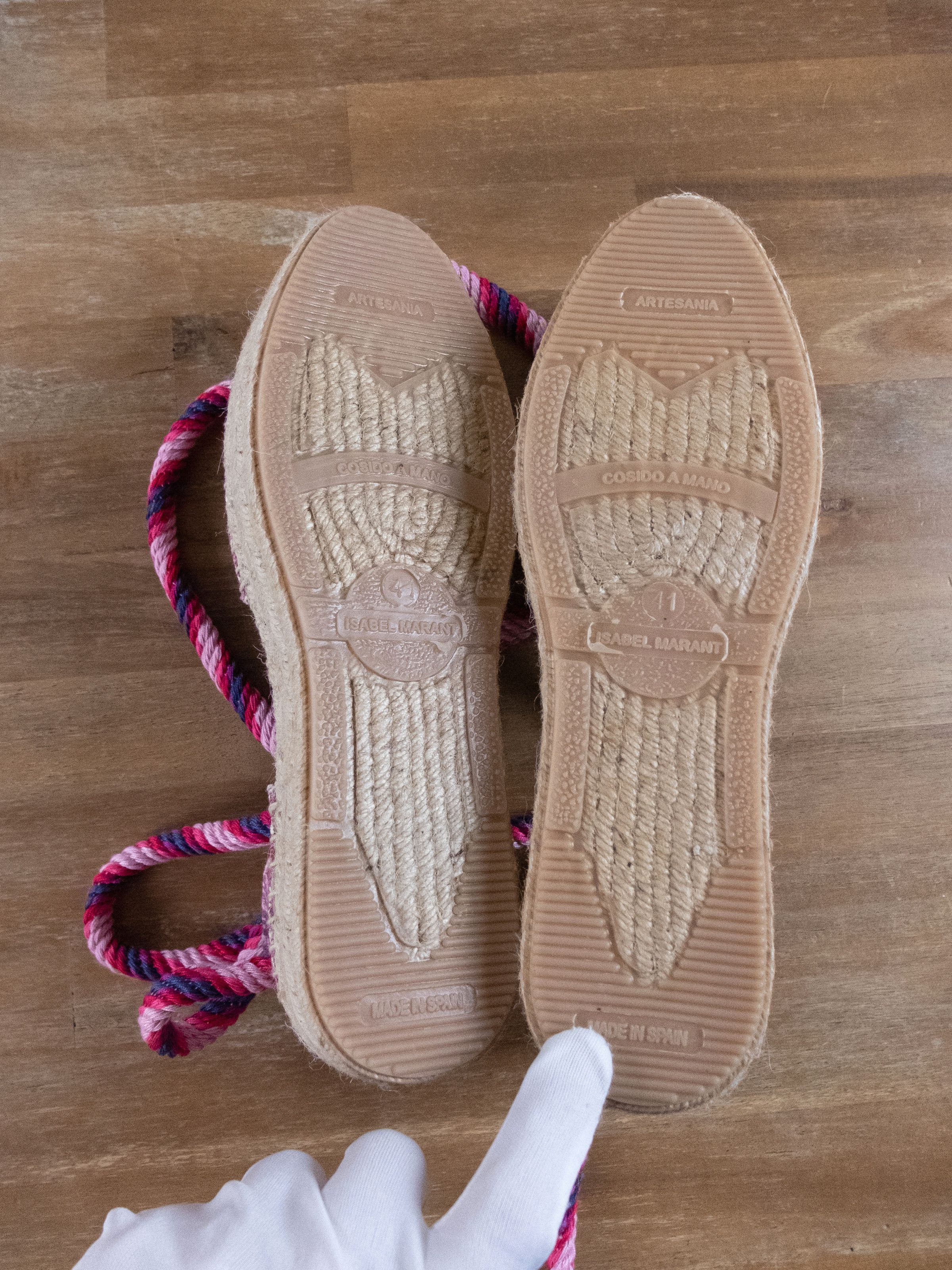 Isabel Marant ISABEL MARANT pink boho paisley print cotton espadrilles 41 Size US 11 / IT 41 - 7 Thumbnail