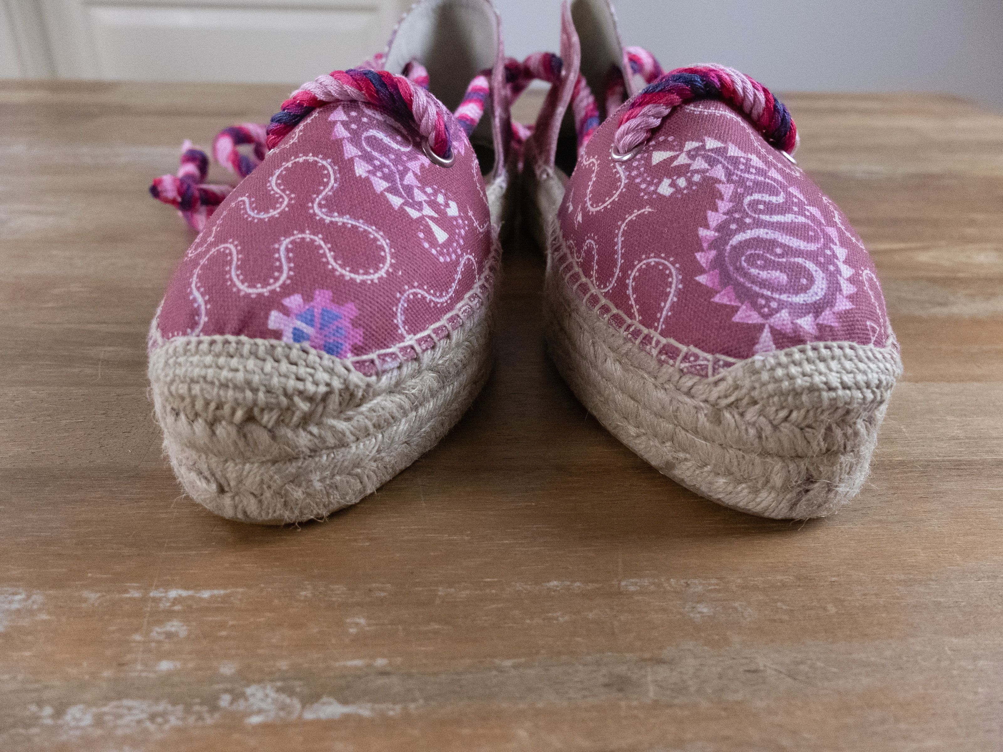Isabel Marant ISABEL MARANT pink boho paisley print cotton espadrilles 41 Size US 11 / IT 41 - 4 Thumbnail