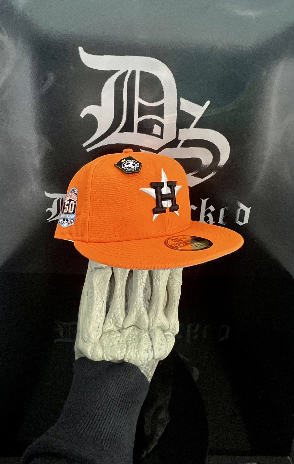 New Era 7 3/8 - Houston Astros Soccer New Era 59Fifty Fitted Hat Size ONE SIZE - 1 Thumbnail