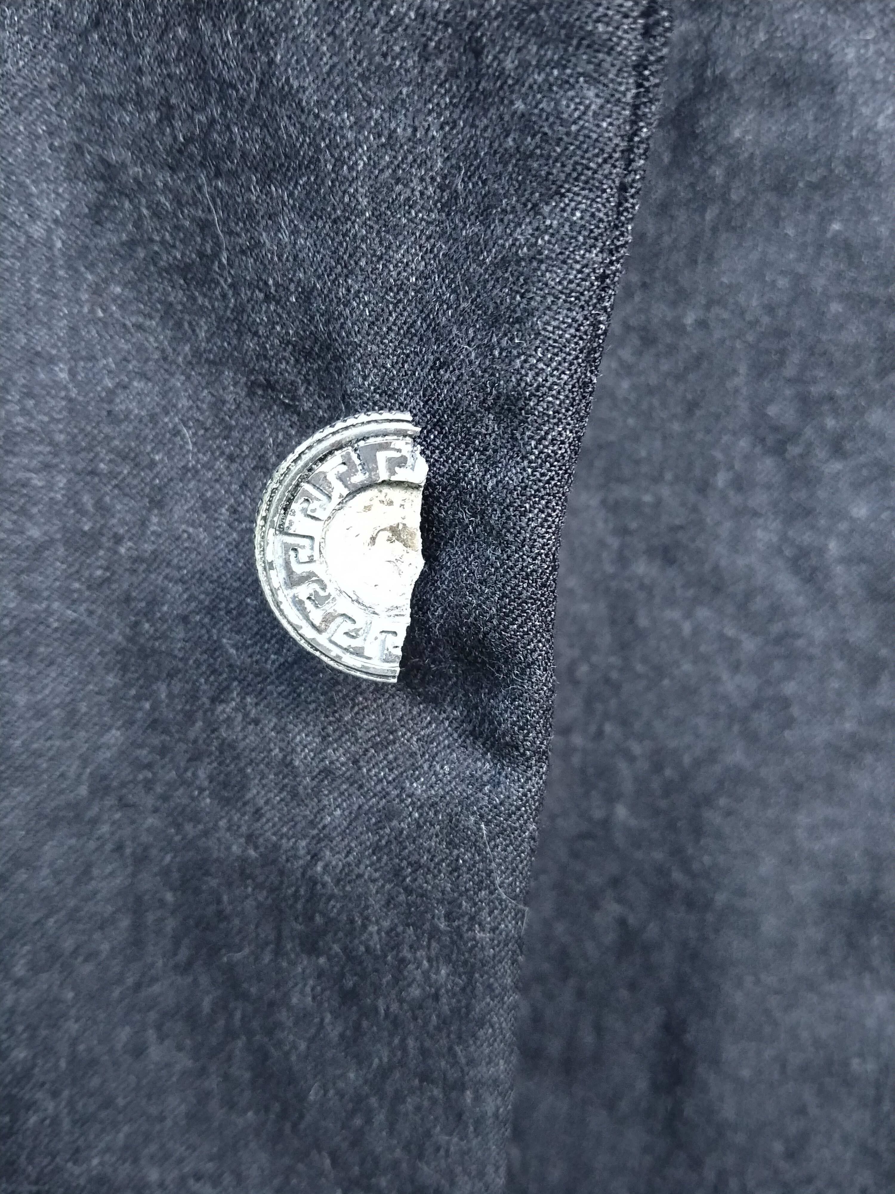 Versace Vintage 90s Monogram Gianni Versace Couture Made In Italy Size 50S - 6 Thumbnail