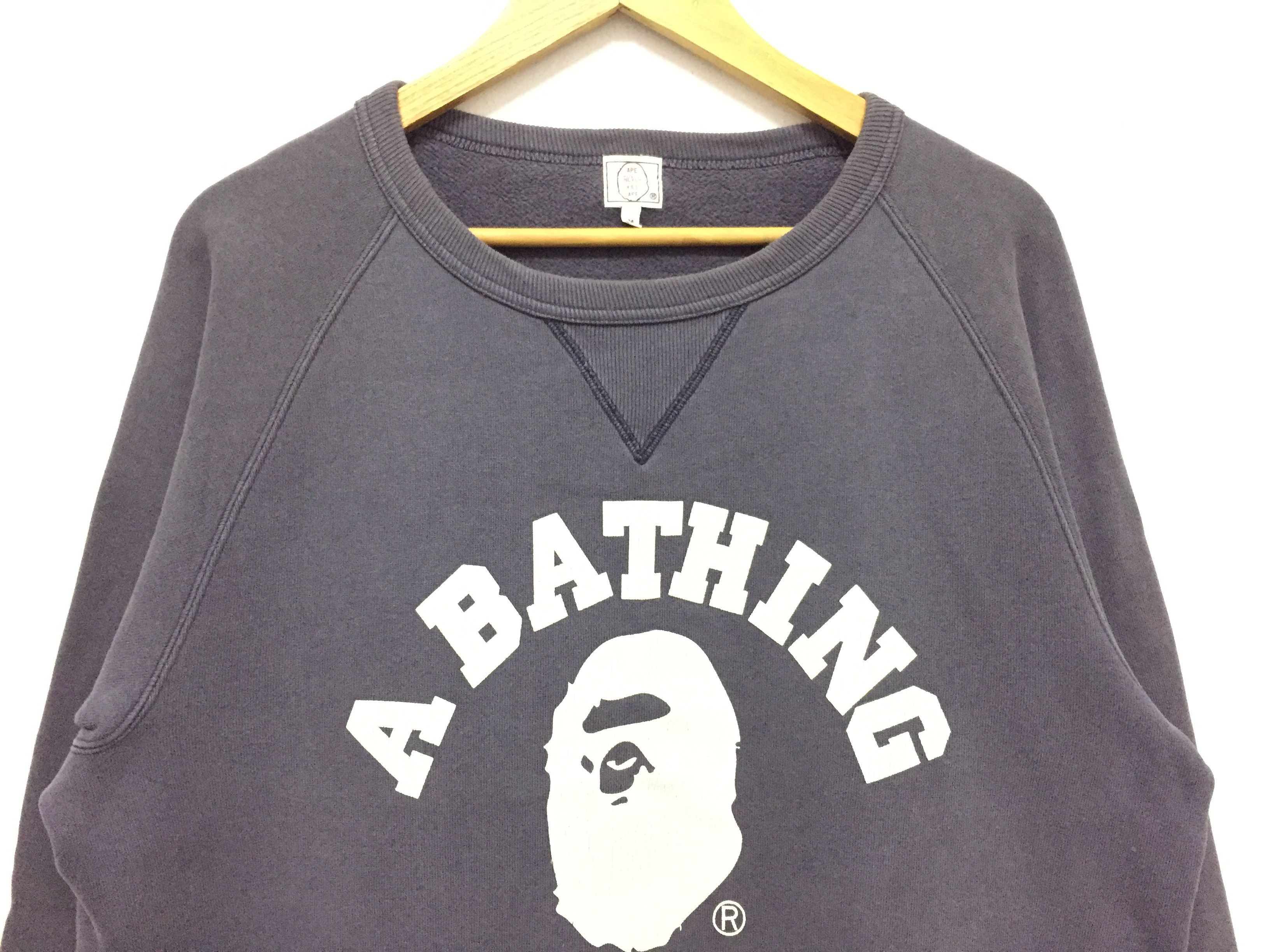 Bape AW2001 OG Bape Head Logo sweatshirt Size US L / EU 52-54 / 3 - 3 Thumbnail