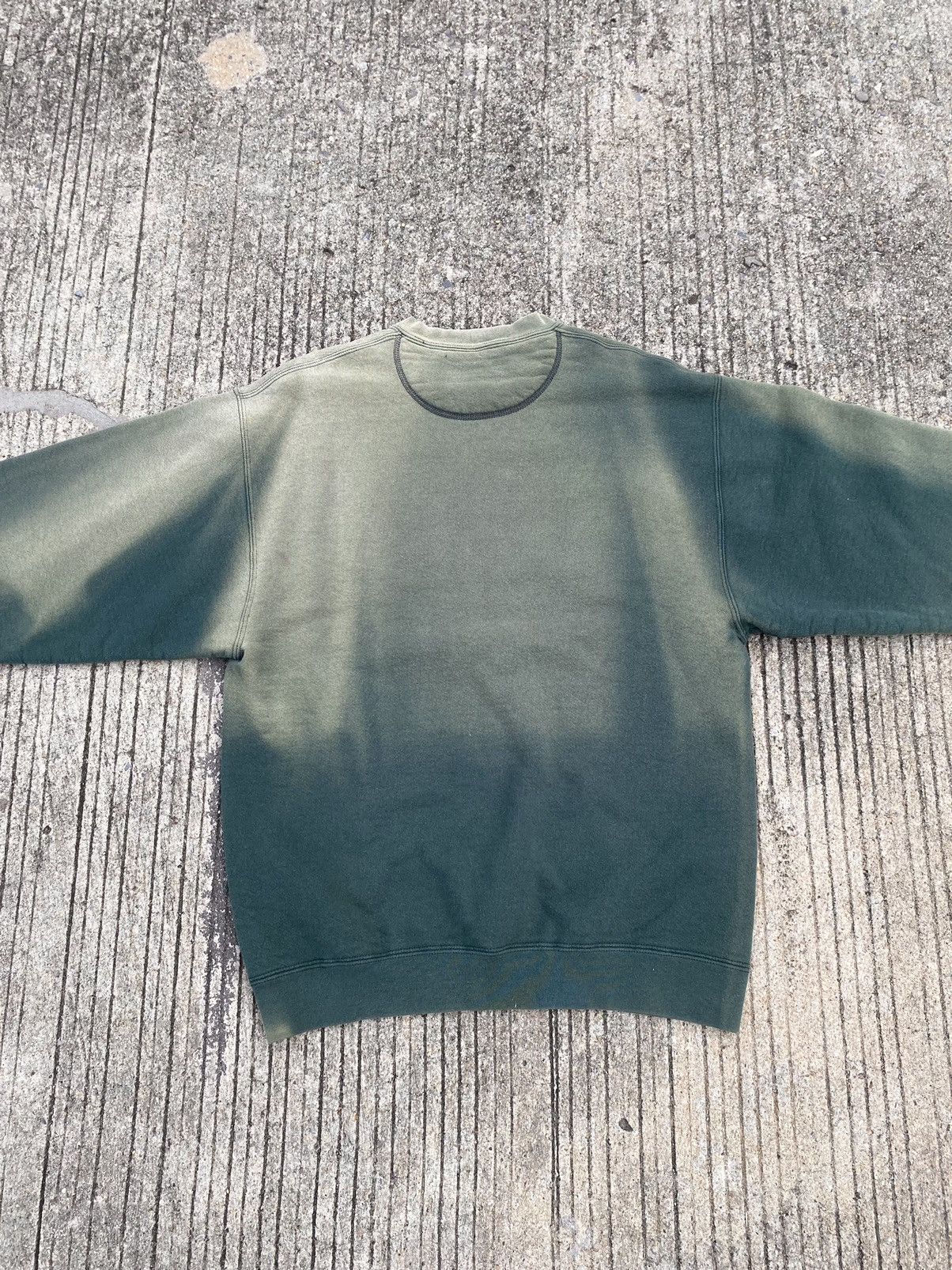 Russell Athletic × Vintage Faded “UH” JANSPORT Sweatshirt Green 🤢 Size US M / EU 48-50 / 2 - 17 Thumbnail