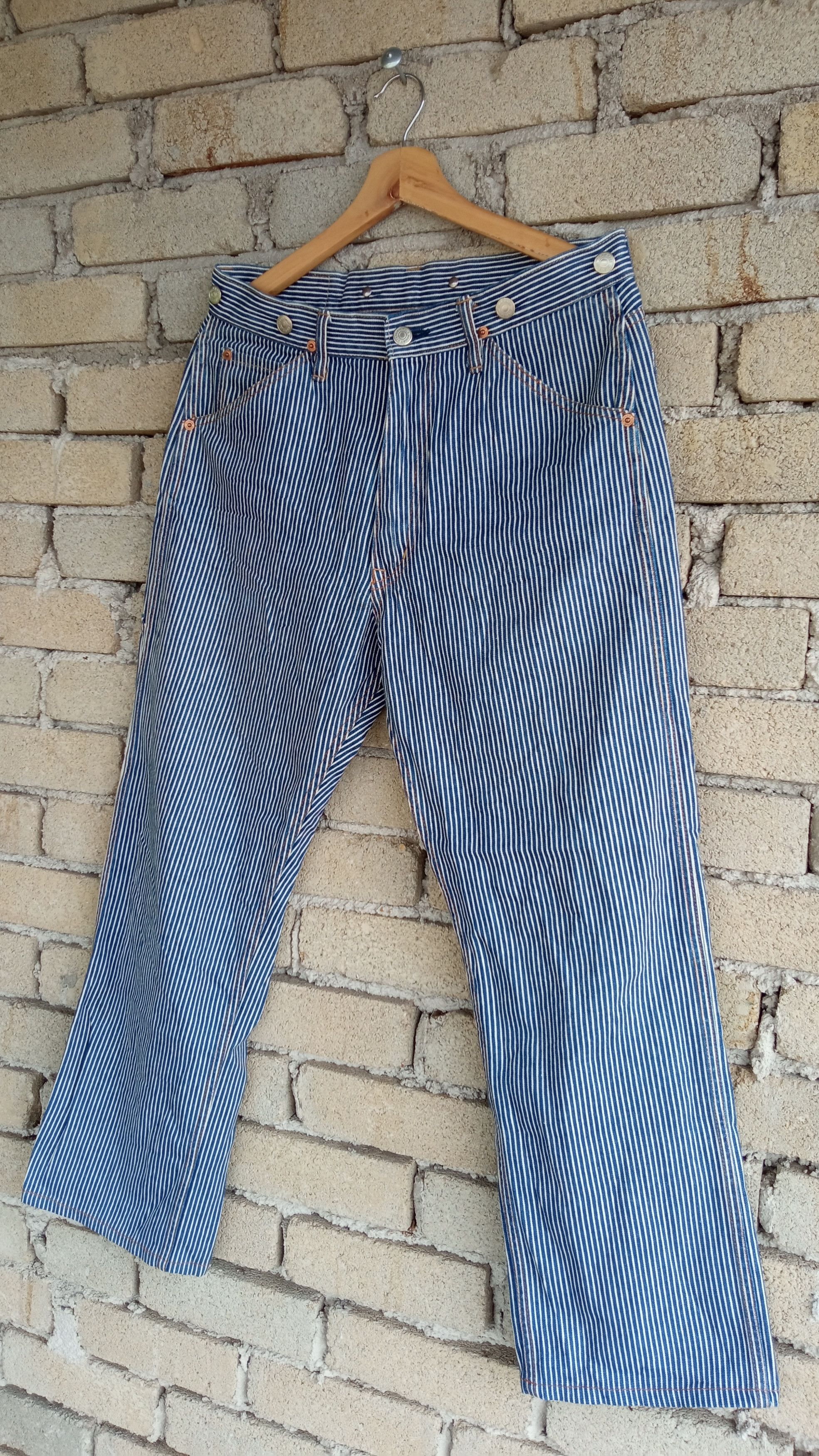 Hysteric Glamour × Vintage 🔥🔥Vintage Hysteric Glamour Hickory Stripe Pants Size US 32 / EU 48 - 3 Thumbnail