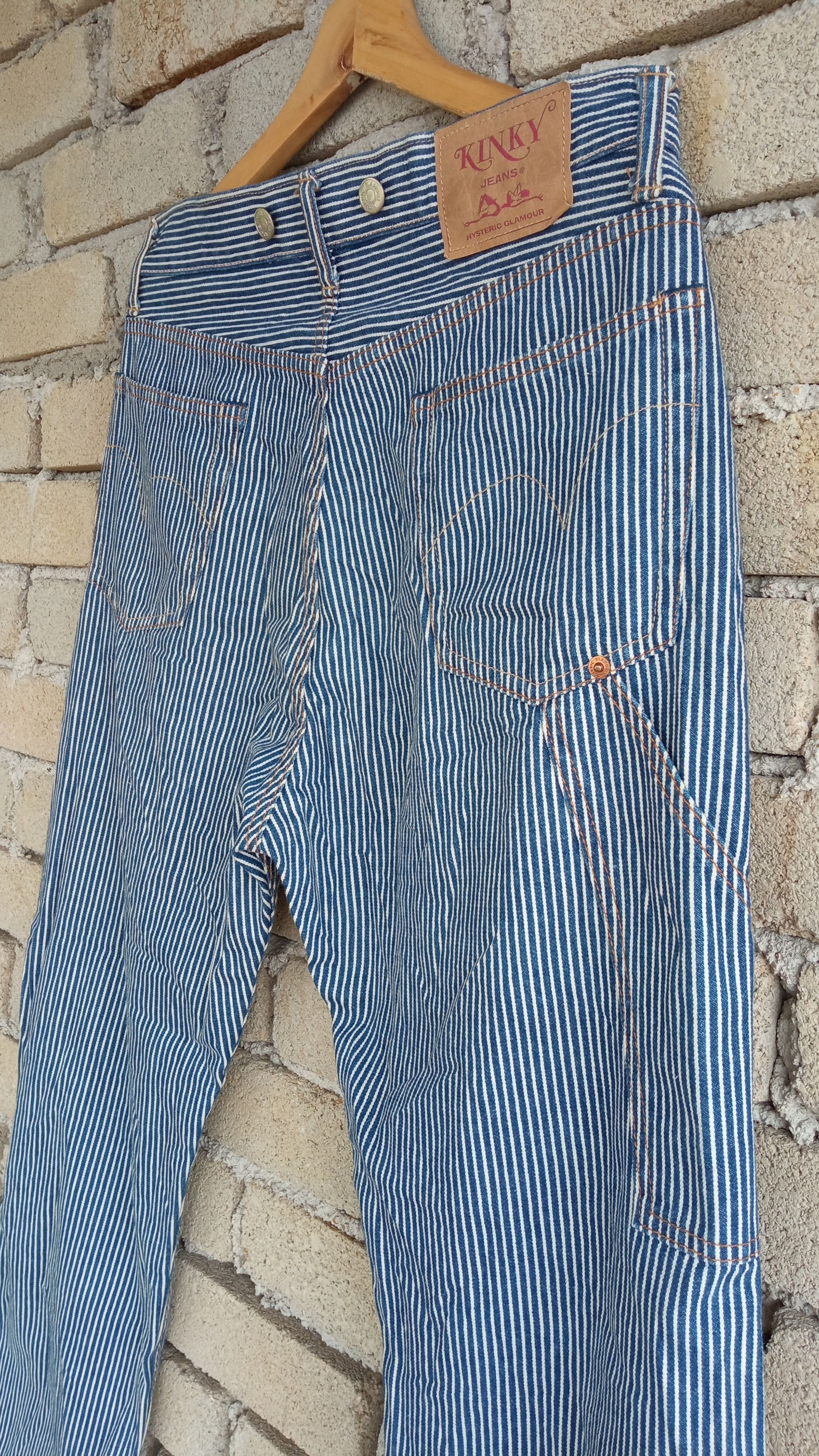 Hysteric Glamour × Vintage 🔥🔥Vintage Hysteric Glamour Hickory Stripe Pants Size US 32 / EU 48 - 15 Thumbnail