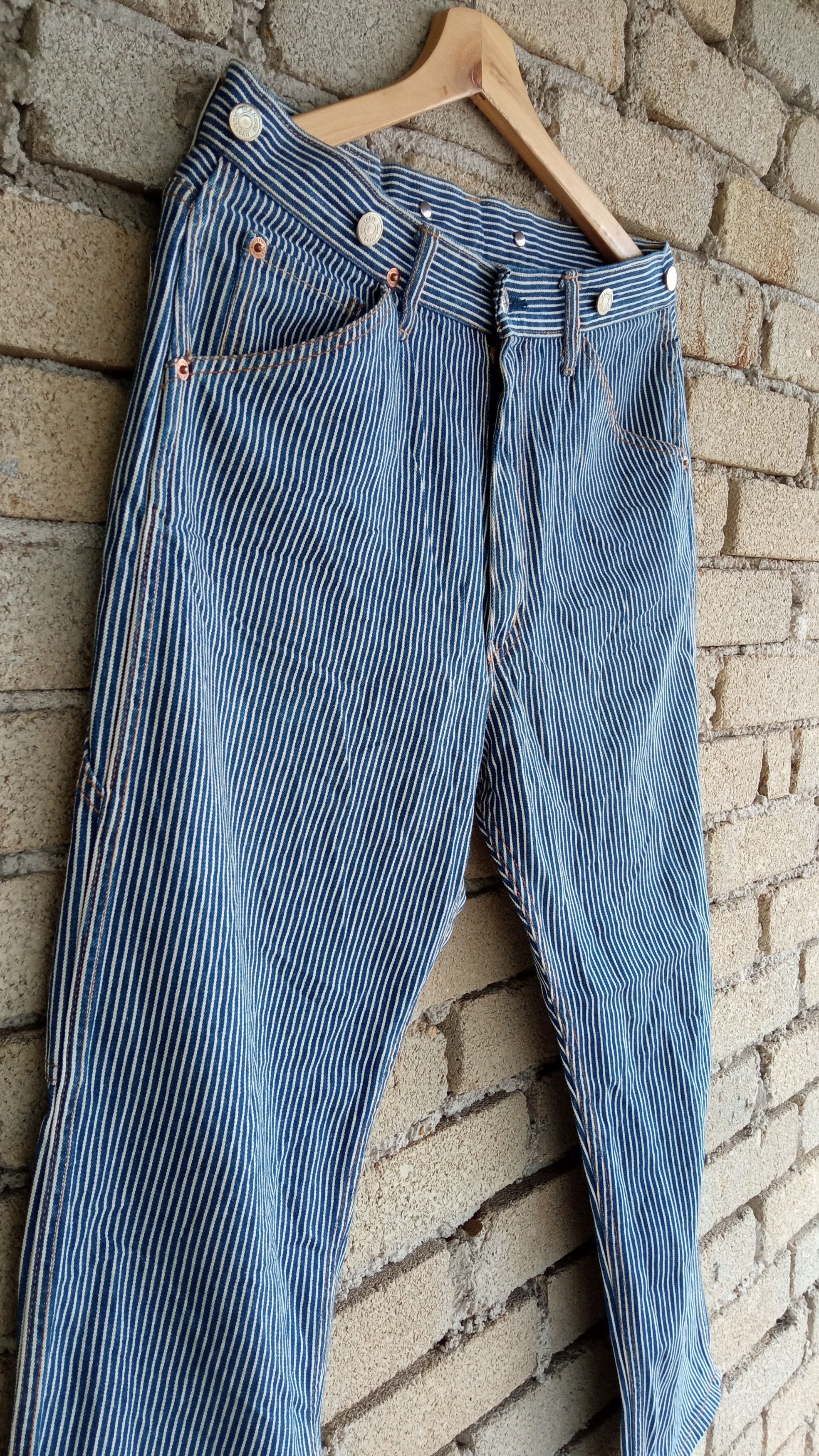 Hysteric Glamour × Vintage 🔥🔥Vintage Hysteric Glamour Hickory Stripe Pants Size US 32 / EU 48 - 10 Thumbnail