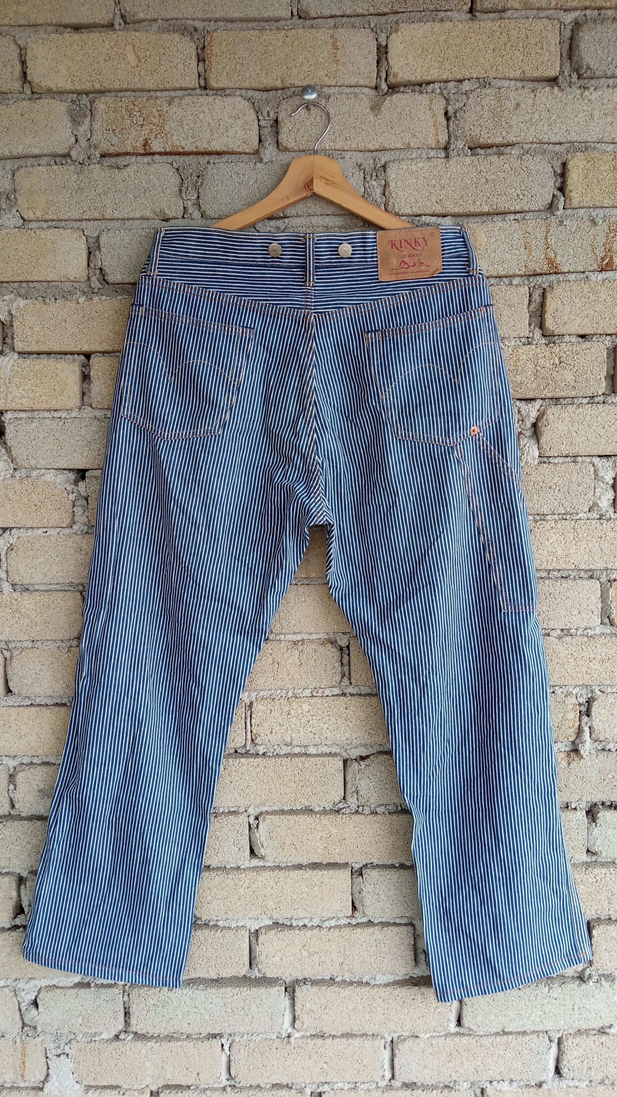 Hysteric Glamour × Vintage 🔥🔥Vintage Hysteric Glamour Hickory Stripe Pants Size US 32 / EU 48 - 13 Thumbnail