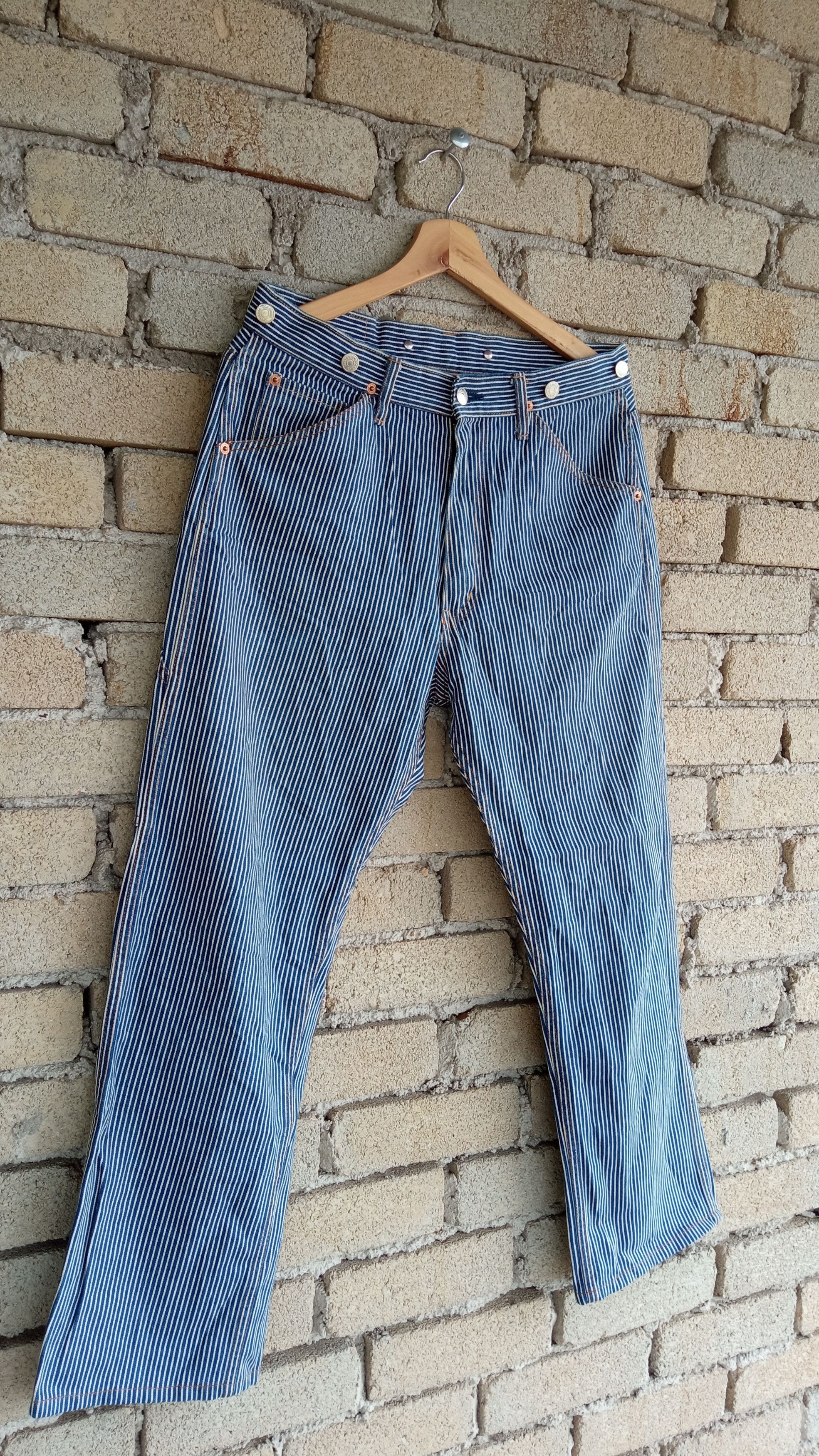 Hysteric Glamour × Vintage 🔥🔥Vintage Hysteric Glamour Hickory Stripe Pants Size US 32 / EU 48 - 2 Thumbnail