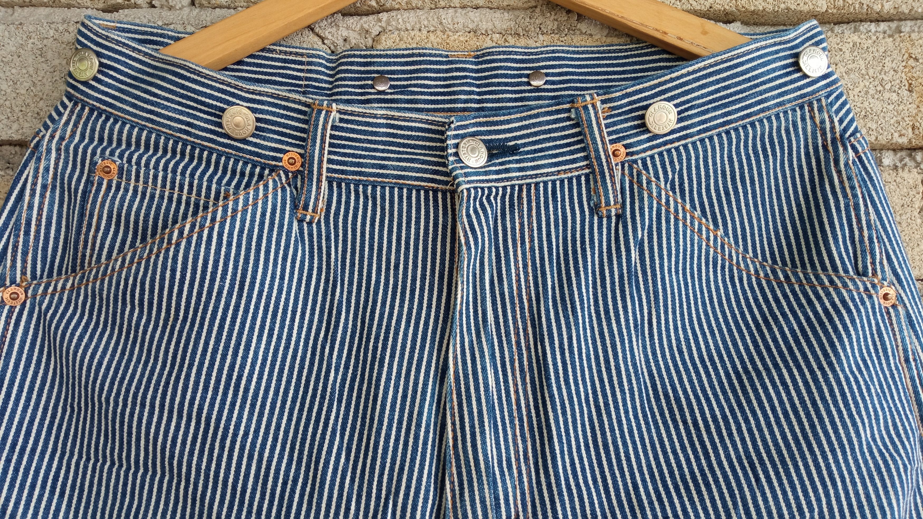 Hysteric Glamour × Vintage 🔥🔥Vintage Hysteric Glamour Hickory Stripe Pants Size US 32 / EU 48 - 8 Thumbnail
