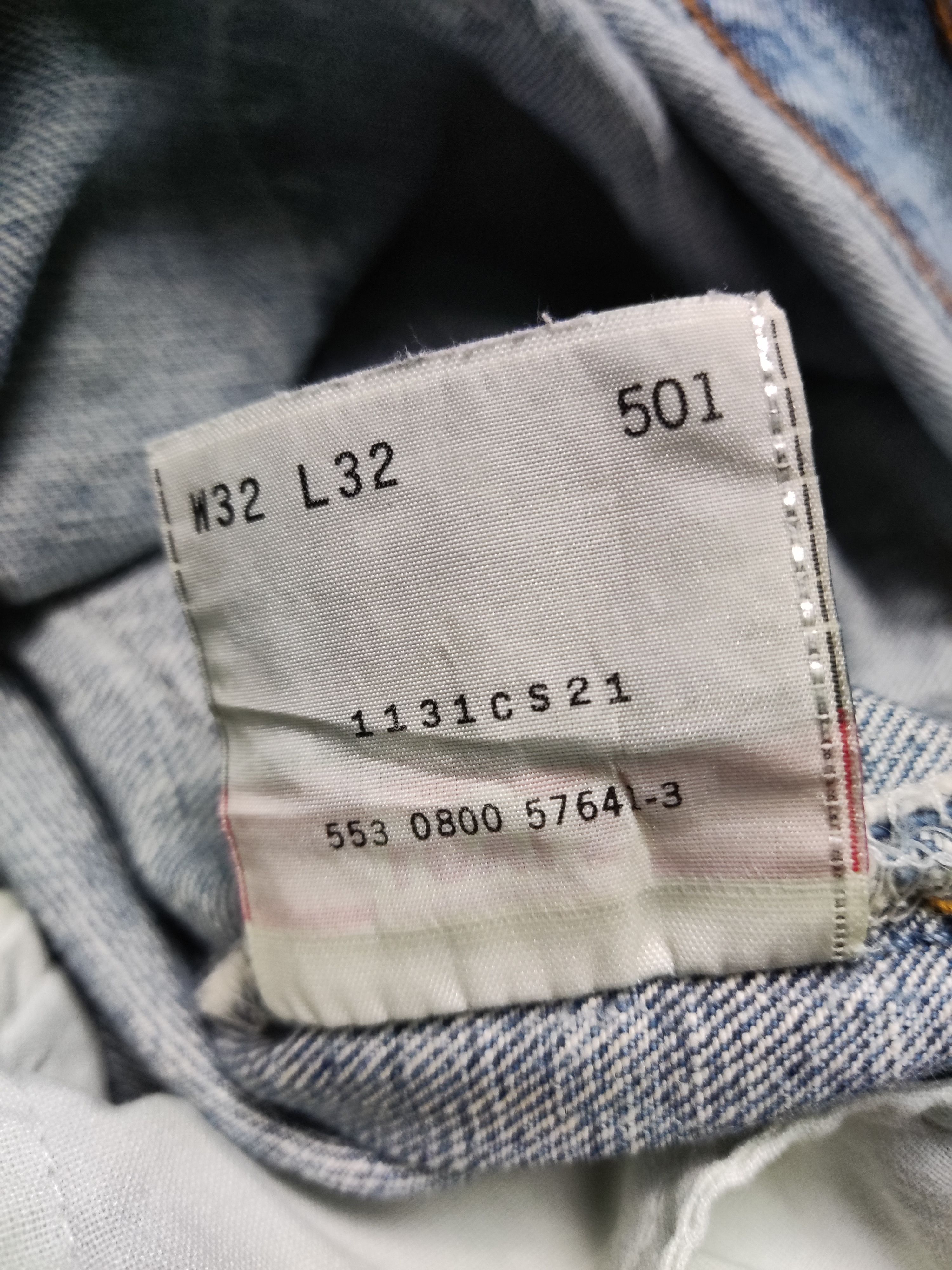 Levi's Vintage Clothing × Vintage 90s Distress Vintage Levi's 501 Usa Size US 32 / EU 48 - 9 Thumbnail