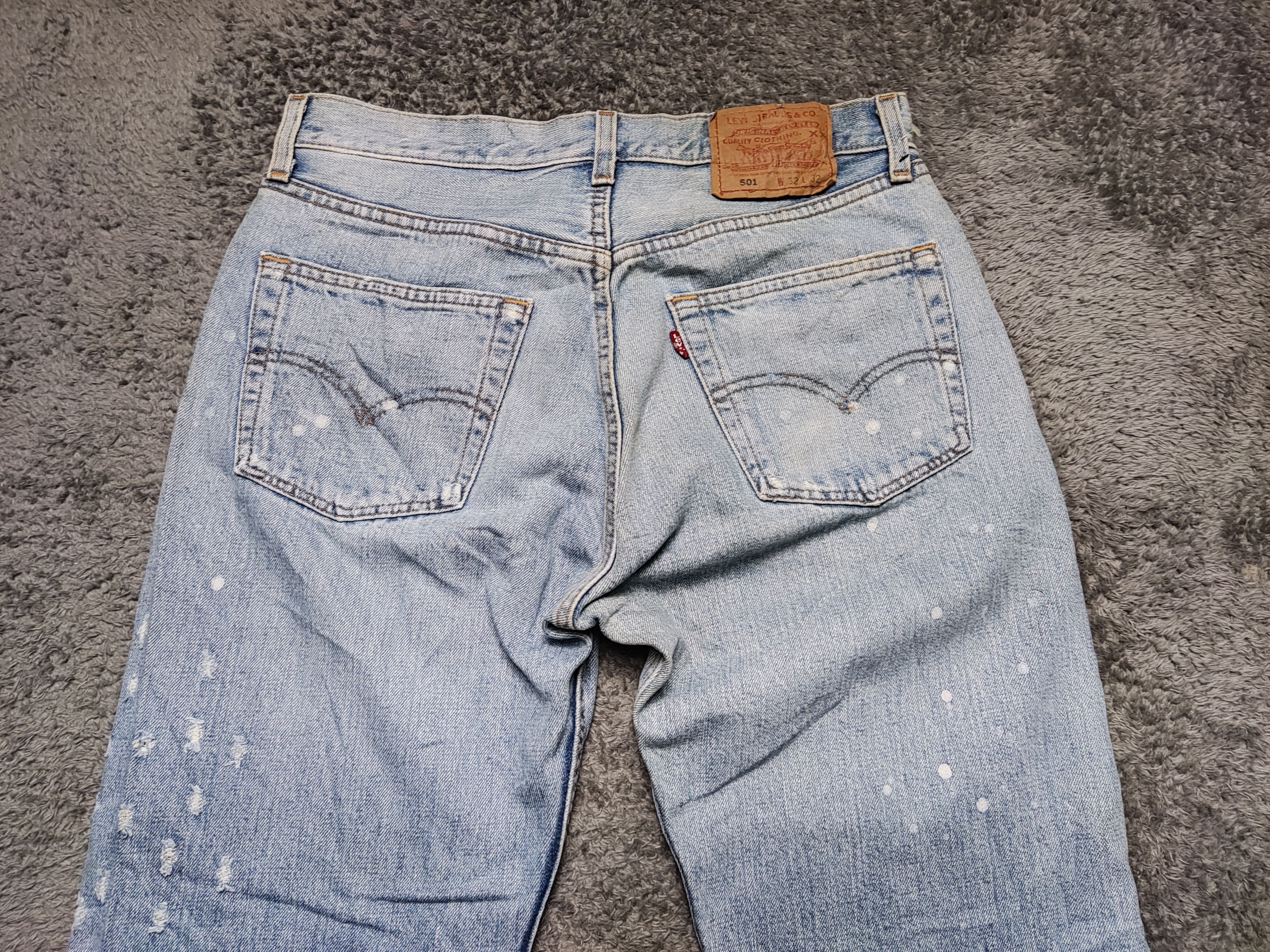 Levi's Vintage Clothing × Vintage 90s Distress Vintage Levi's 501 Usa Size US 32 / EU 48 - 7 Thumbnail