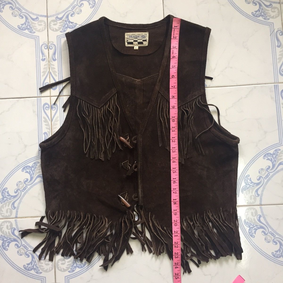 Cowboy Equipment × Japanese Brand × Leather Trashcan Cowboy Vest Style Cowhide Leather Size US S / EU 44-46 / 1 - 15 Thumbnail