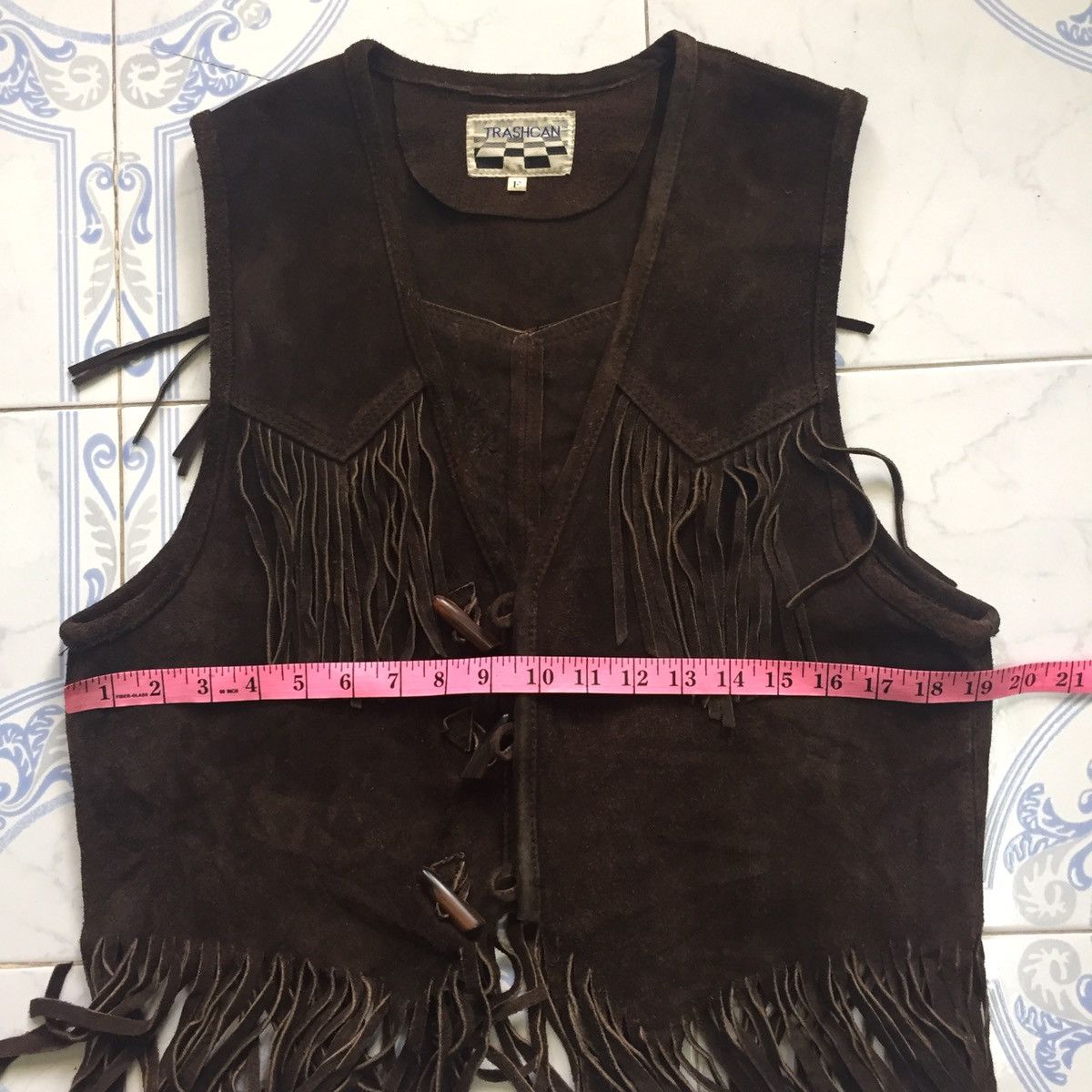 Cowboy Equipment × Japanese Brand × Leather Trashcan Cowboy Vest Style Cowhide Leather Size US S / EU 44-46 / 1 - 14 Thumbnail