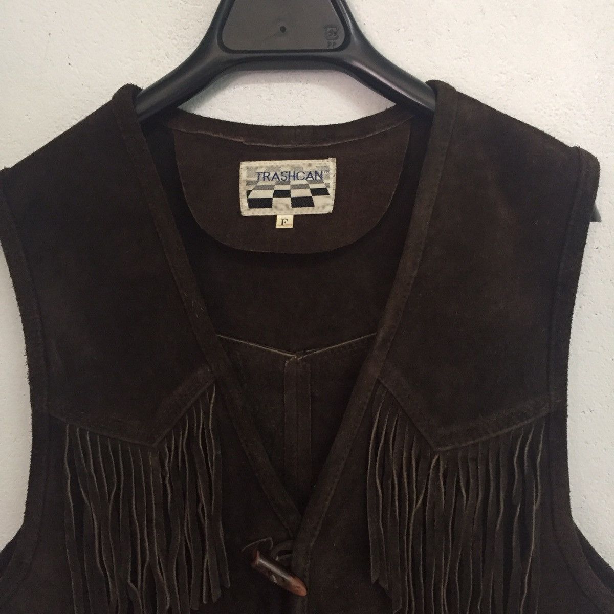 Cowboy Equipment × Japanese Brand × Leather Trashcan Cowboy Vest Style Cowhide Leather Size US S / EU 44-46 / 1 - 2 Thumbnail