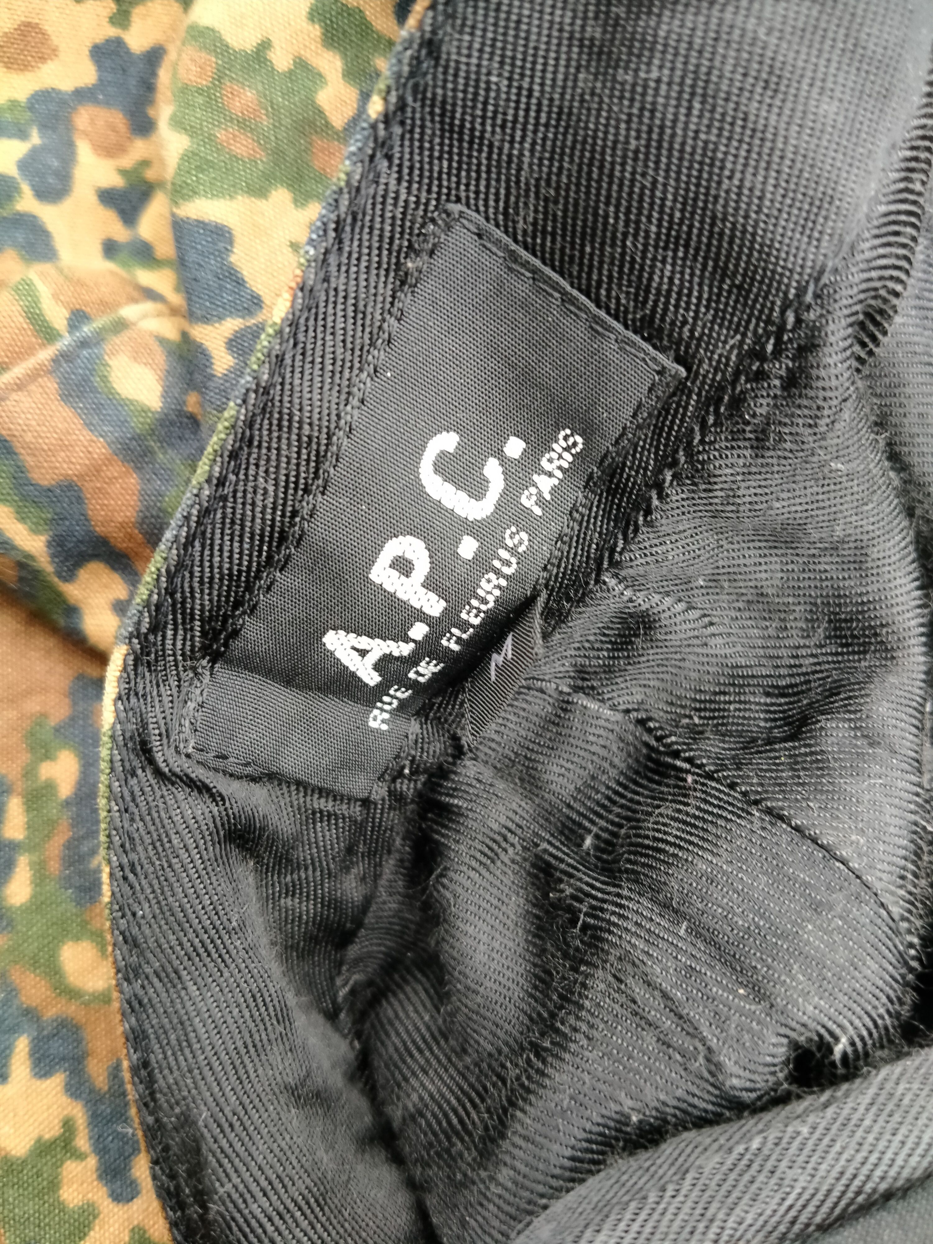 A.P.C. Rare!! Iconic A.P.C. Camouflage Rayon Lined Pant Zipper Riri Size US 29 - 17 Thumbnail