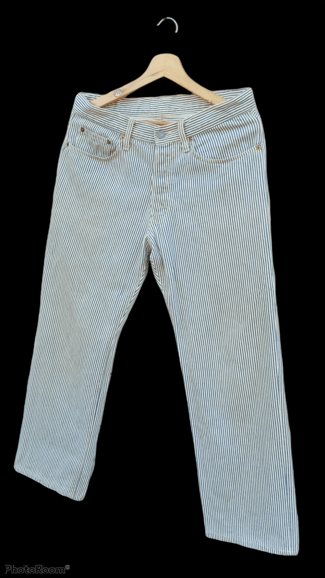 Studio D'Artisan × Vintage 🔥🔥Vintage Studio D'artisan Hickory Stripe Pants Size US 32 / EU 48 - 3 Thumbnail