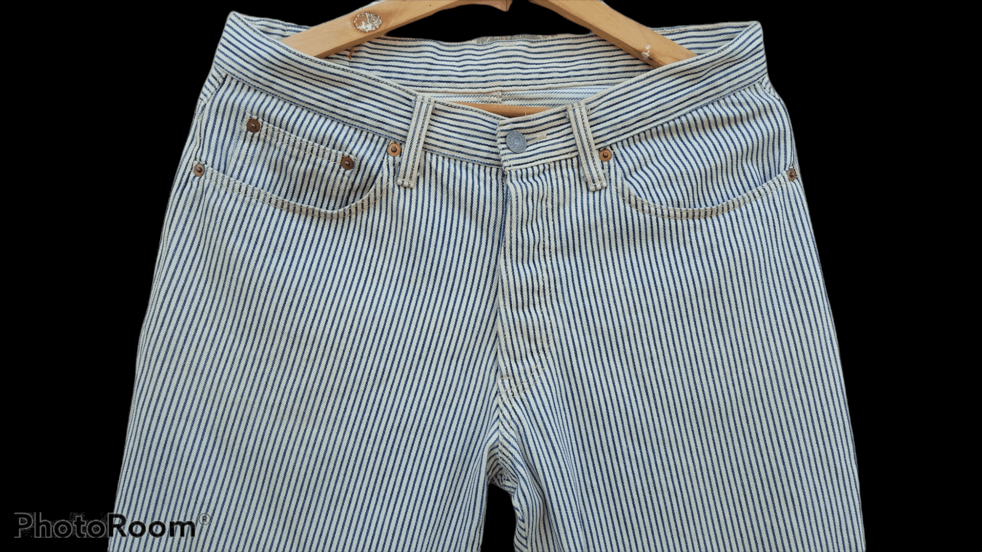 Studio D'Artisan × Vintage 🔥🔥Vintage Studio D'artisan Hickory Stripe Pants Size US 32 / EU 48 - 8 Thumbnail