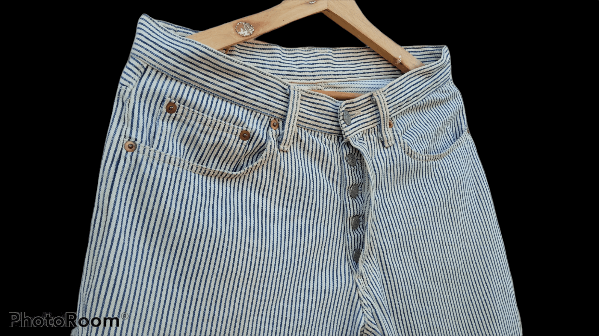Studio D'Artisan × Vintage 🔥🔥Vintage Studio D'artisan Hickory Stripe Pants Size US 32 / EU 48 - 14 Thumbnail