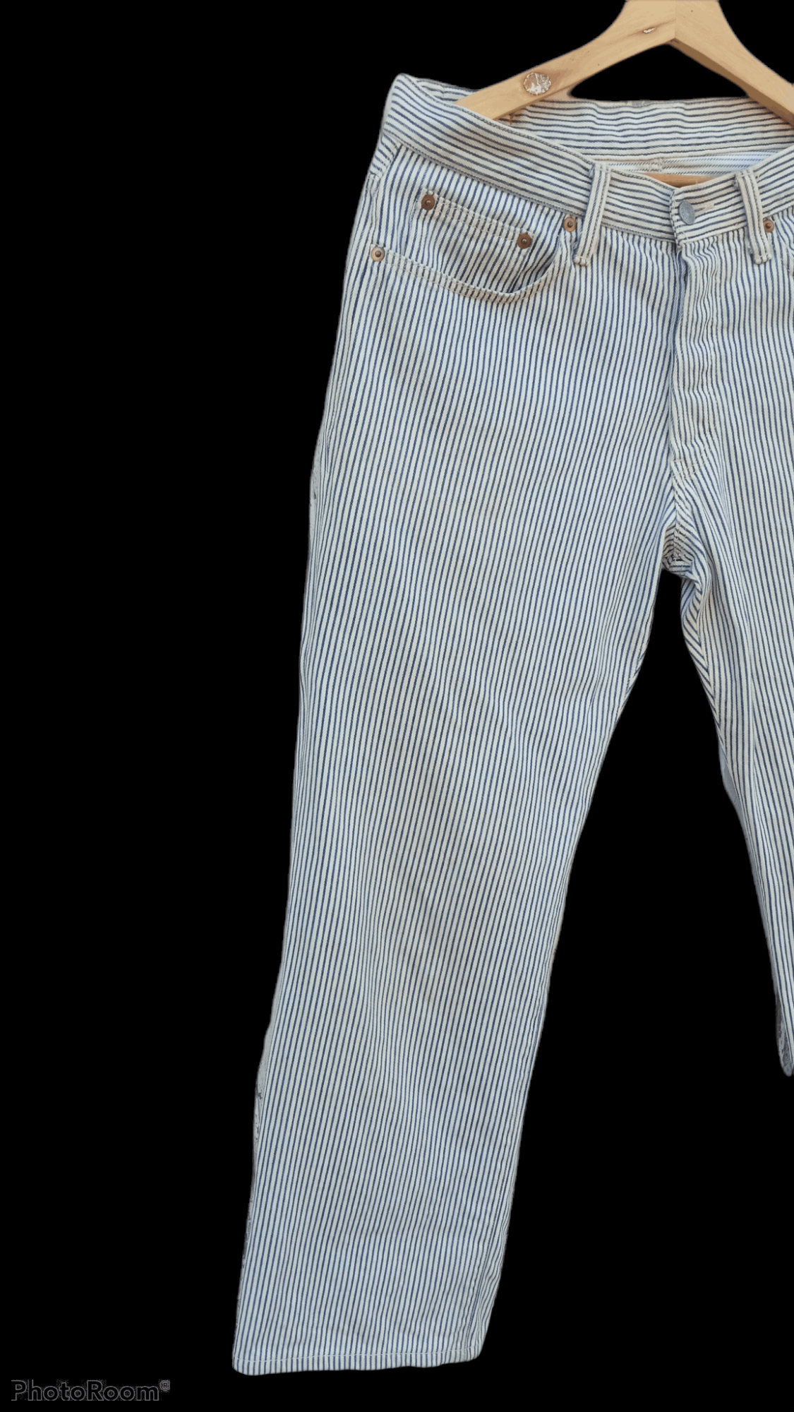 Studio D'Artisan × Vintage 🔥🔥Vintage Studio D'artisan Hickory Stripe Pants Size US 32 / EU 48 - 5 Thumbnail