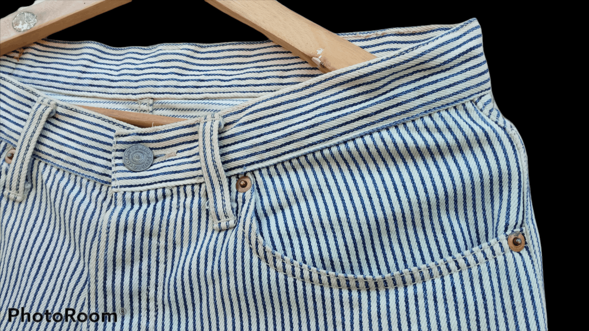 Studio D'Artisan × Vintage 🔥🔥Vintage Studio D'artisan Hickory Stripe Pants Size US 32 / EU 48 - 12 Thumbnail