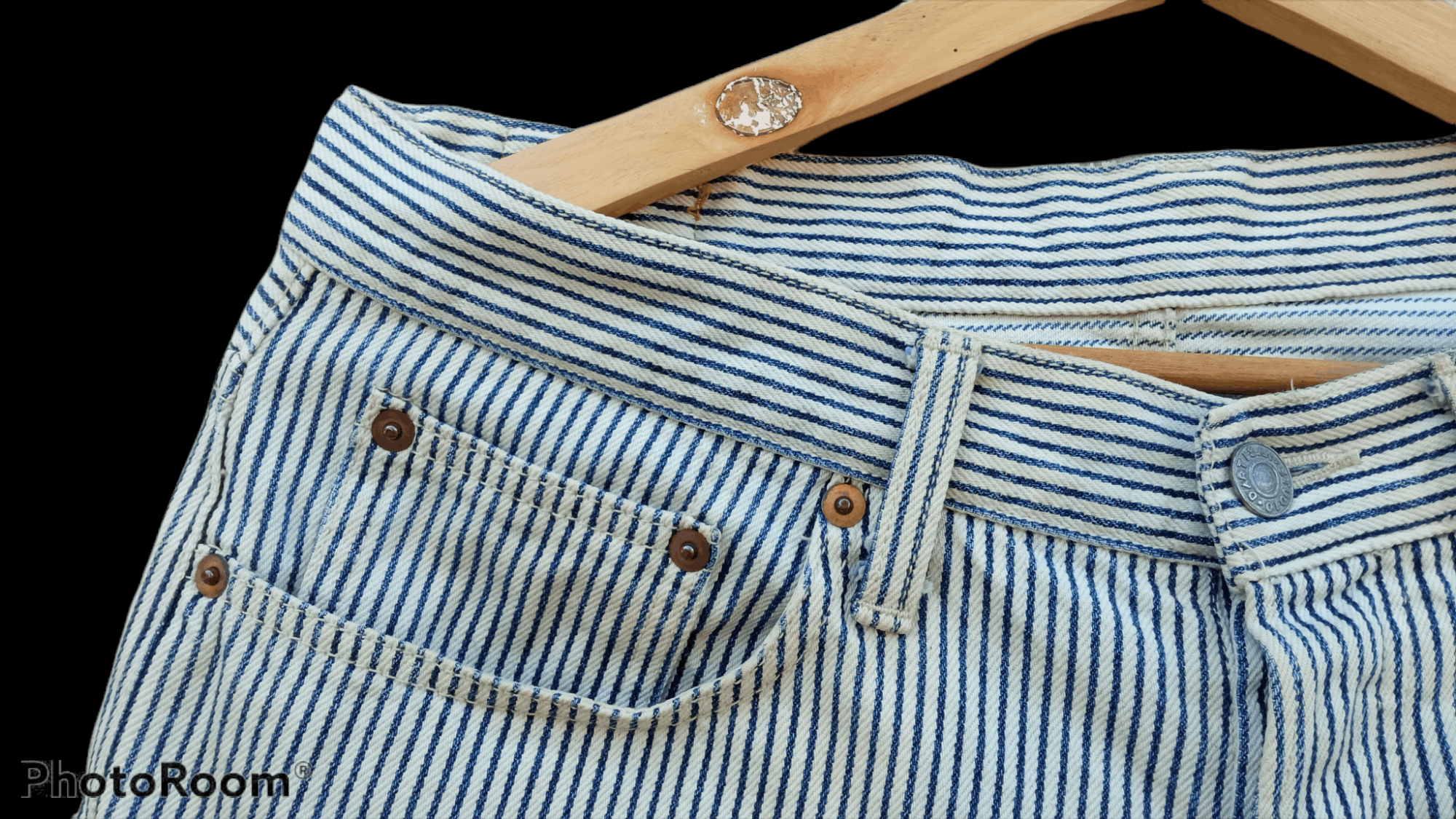 Studio D'Artisan × Vintage 🔥🔥Vintage Studio D'artisan Hickory Stripe Pants Size US 32 / EU 48 - 11 Thumbnail