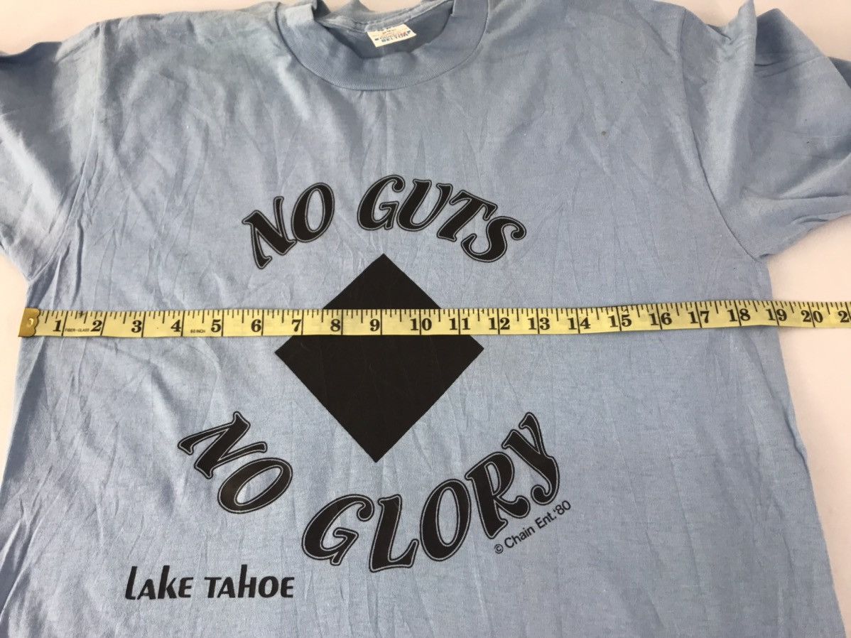 Vintage Vintage 70s 80s ©1980 Belton No Guts No Glory Lake Tahoe Tee Size US M / EU 48-50 / 2 - 7 Thumbnail