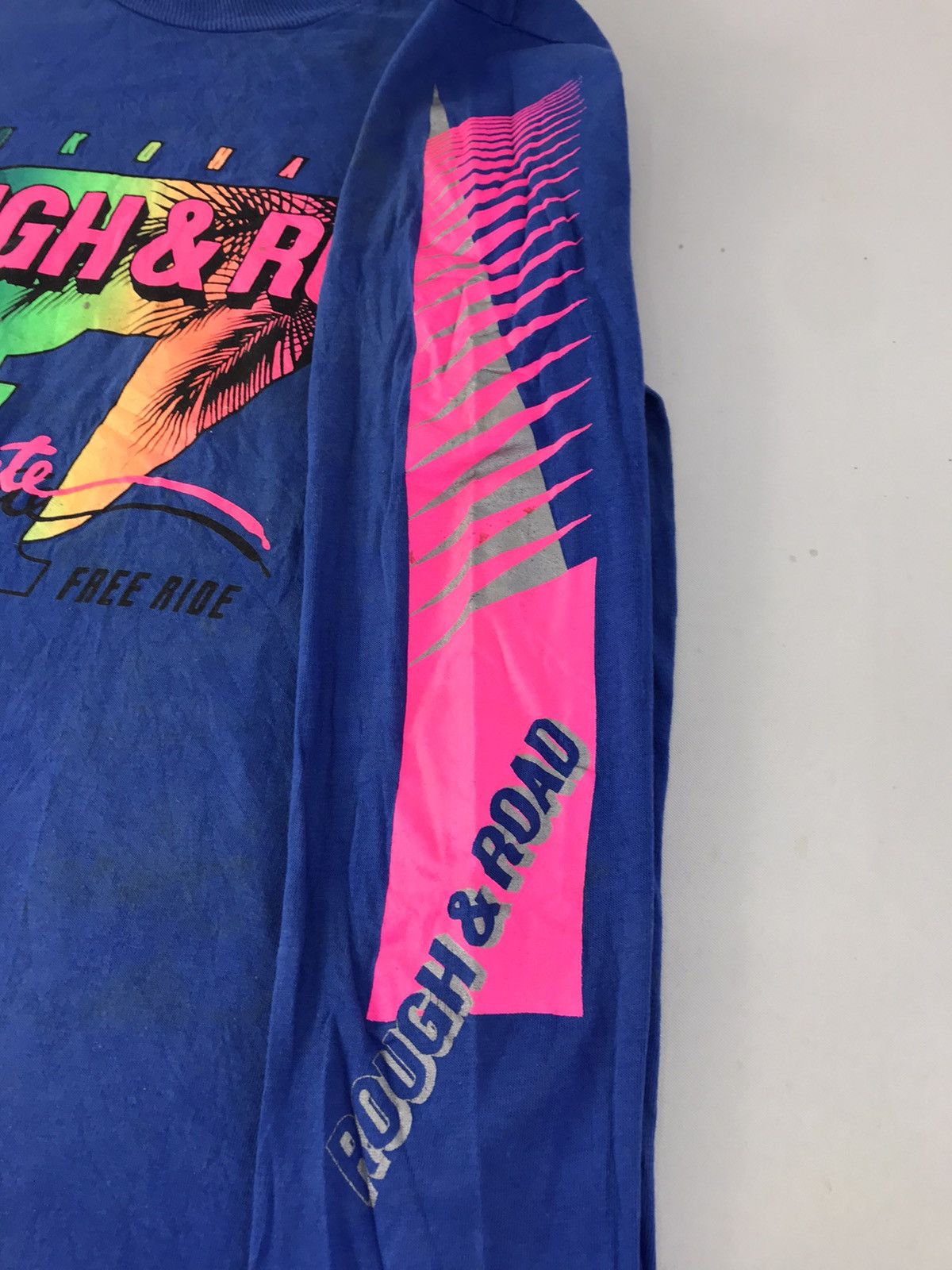 Vintage 80s 90s Yokohama Rough & Road Route 1 Free Ride Tee Size US M / EU 48-50 / 2 - 3 Thumbnail