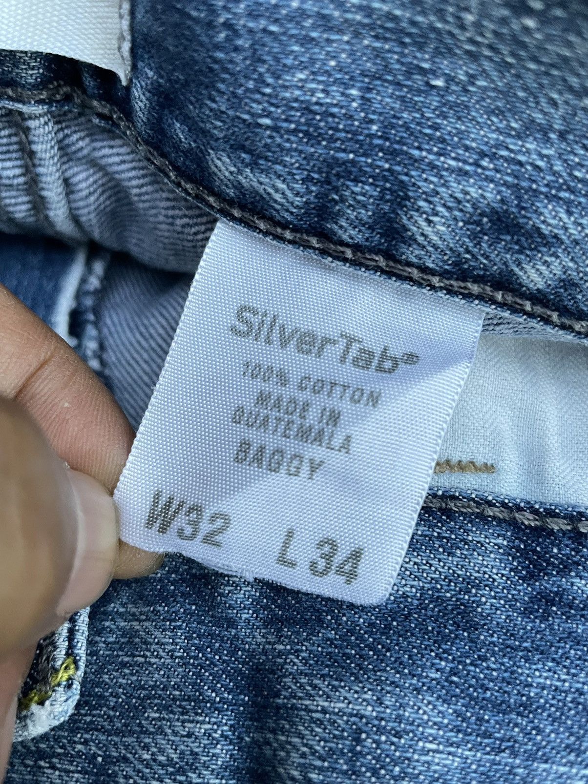 Levi's Vintage Levis Silvertab Baggy Denim Size US 33 - 15 Thumbnail