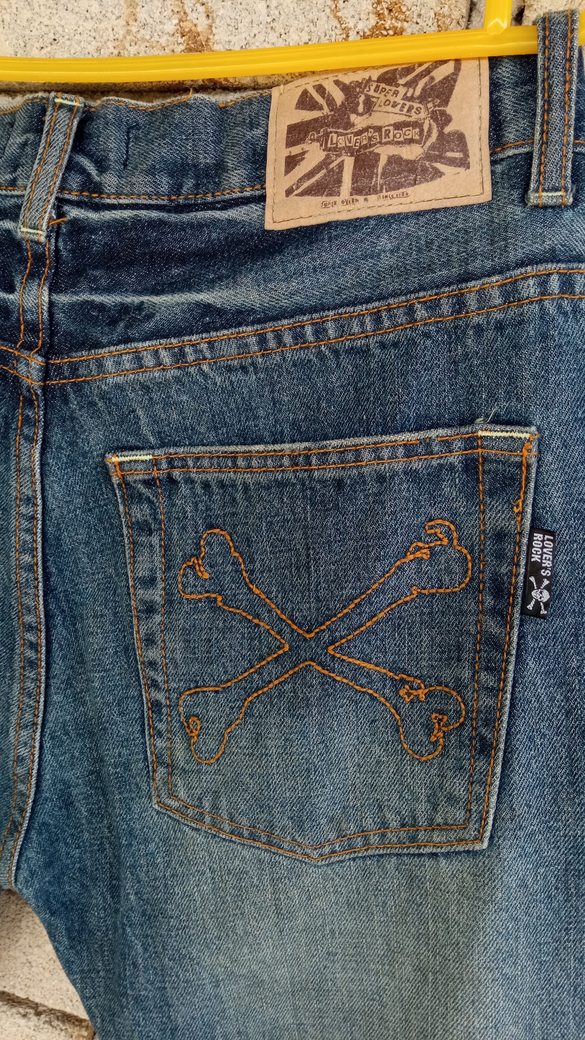 Japanese Brand 🔥🔥Superlovers Lovers Rock Punk Anarchy Distressed Jeans Size US 31 - 14 Thumbnail
