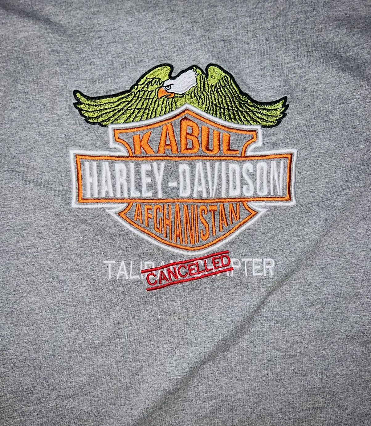 Harley Davidson Rare Vintage Harley Davidson Taliban Chapter T-shirt Size US L / EU 52-54 / 3 - 4 Thumbnail