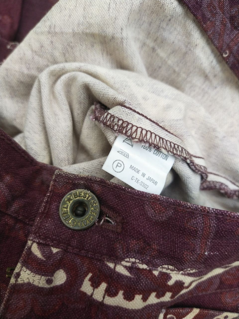 Tornado Mart Vintage RoseBud Paisley Hippie Flare Bootcut Trouser Pant Size US 30 / EU 46 - 19 Thumbnail