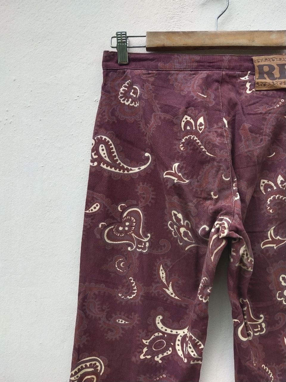 Tornado Mart Vintage RoseBud Paisley Hippie Flare Bootcut Trouser Pant Size US 30 / EU 46 - 12 Thumbnail