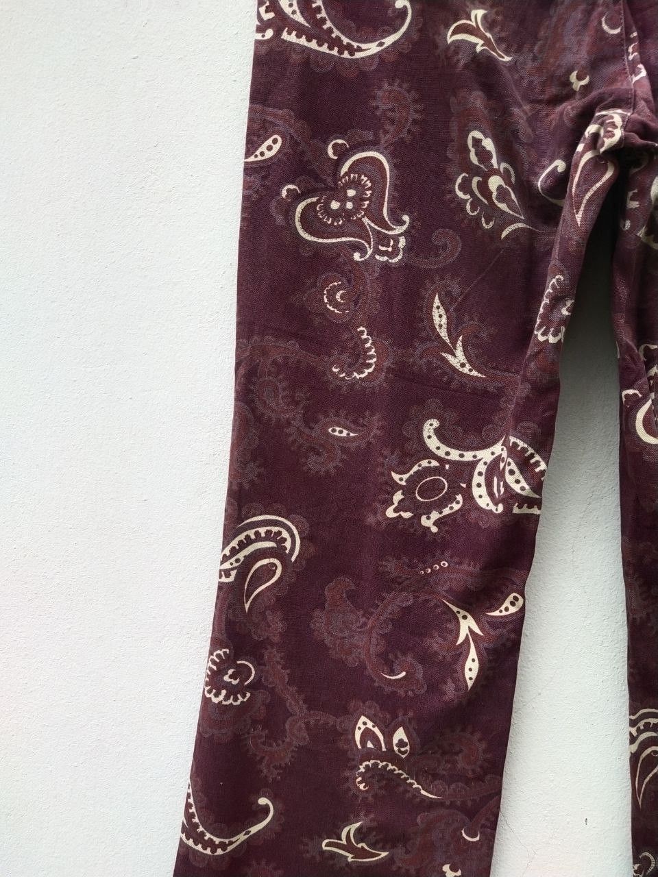 Tornado Mart Vintage RoseBud Paisley Hippie Flare Bootcut Trouser Pant Size US 30 / EU 46 - 13 Thumbnail