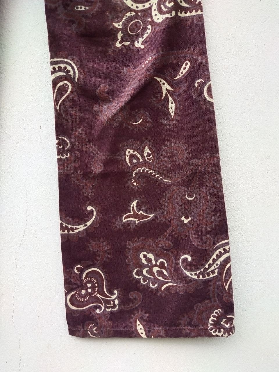 Tornado Mart Vintage RoseBud Paisley Hippie Flare Bootcut Trouser Pant Size US 30 / EU 46 - 17 Thumbnail