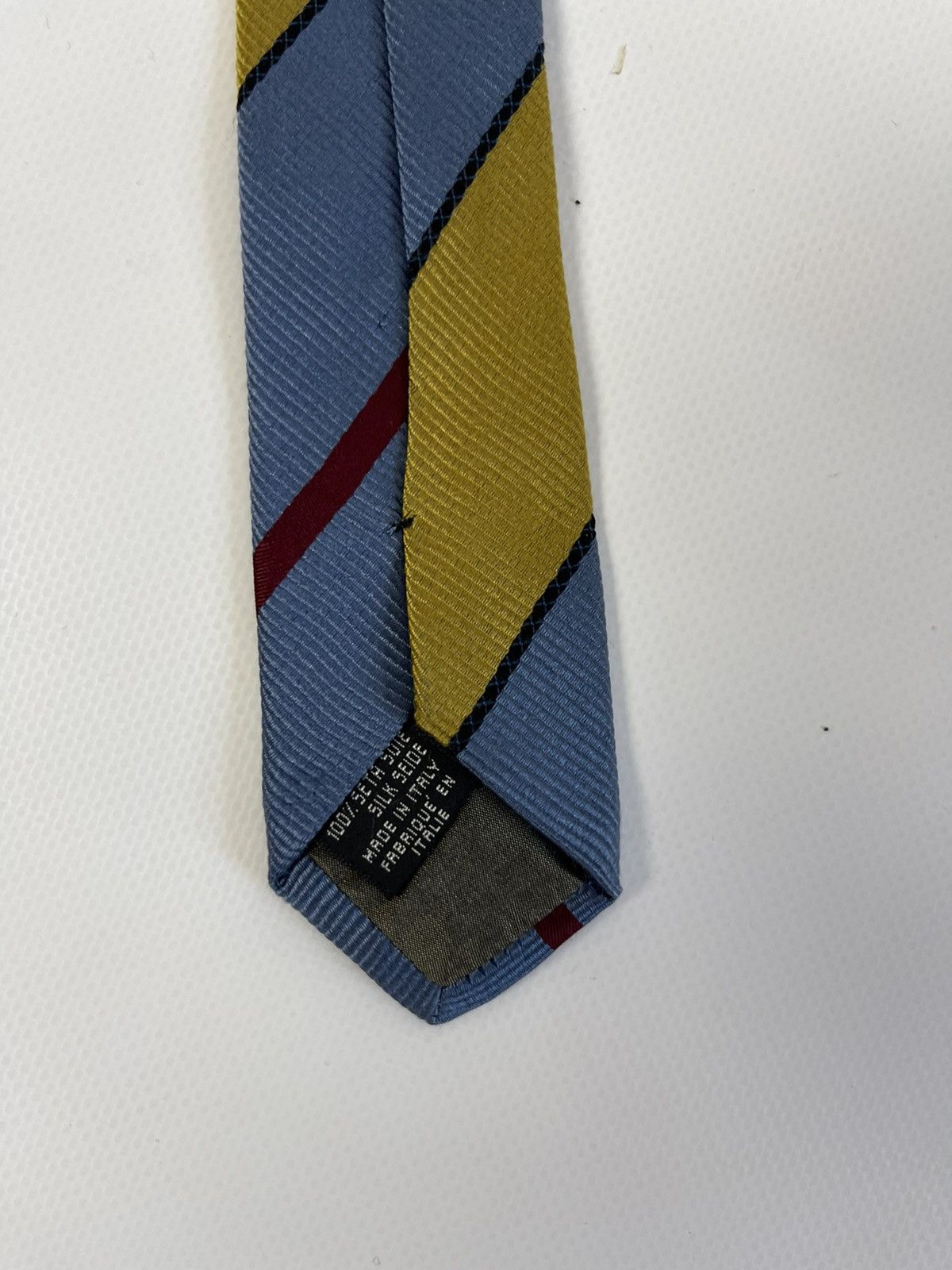 Kenzo Kenzo Paris vintage striped multicolour 100% silk tie Size ONE SIZE - 5 Thumbnail