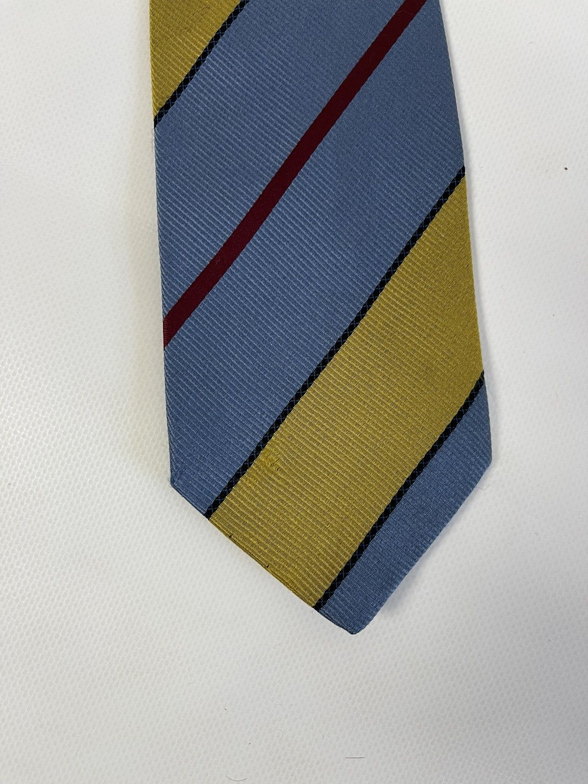 Kenzo Kenzo Paris vintage striped multicolour 100% silk tie Size ONE SIZE - 4 Thumbnail