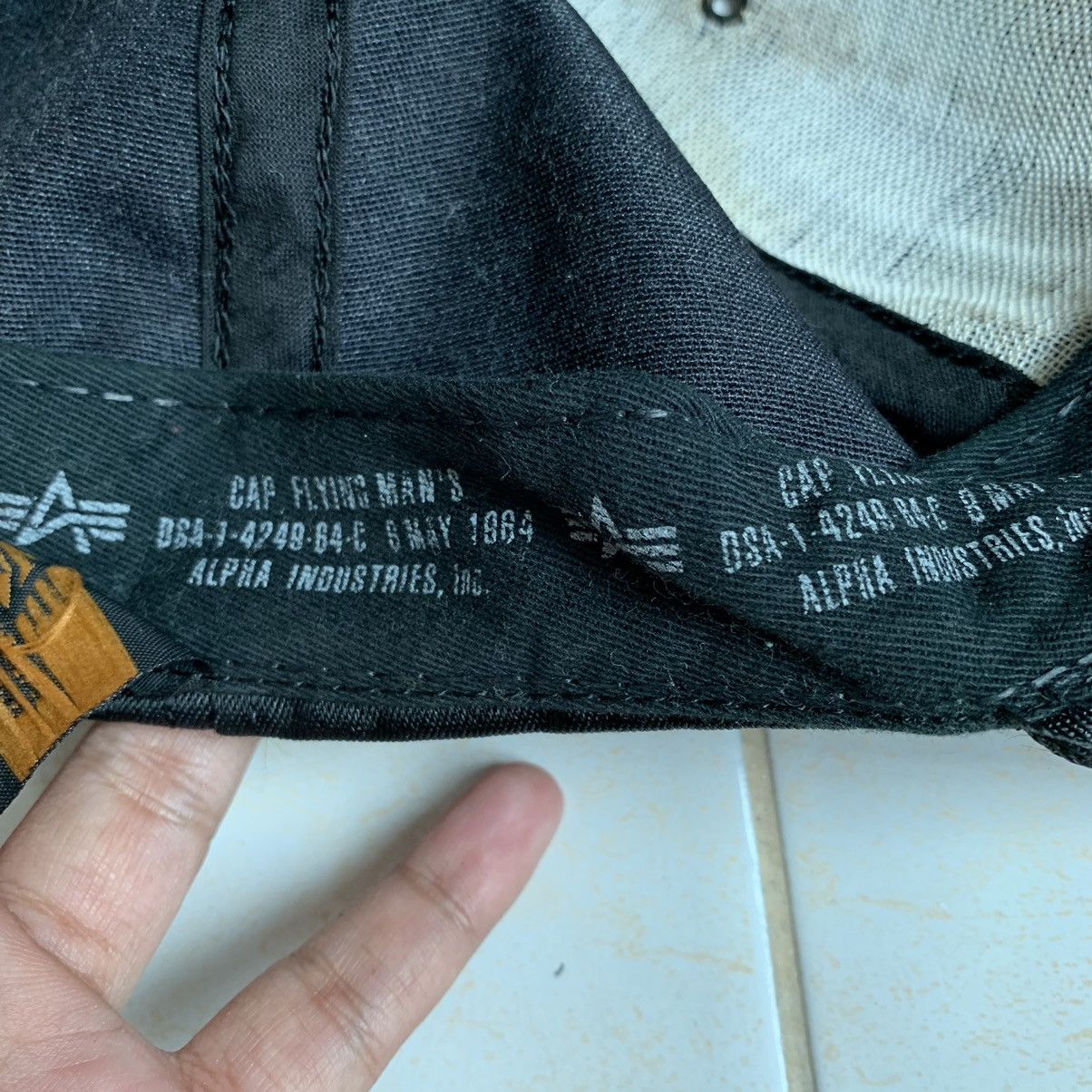 Alpha Industries × Vintage Vintage‼️Alpha Industries Made In Usa Snapback Cap Hat Size ONE SIZE - 8 Thumbnail