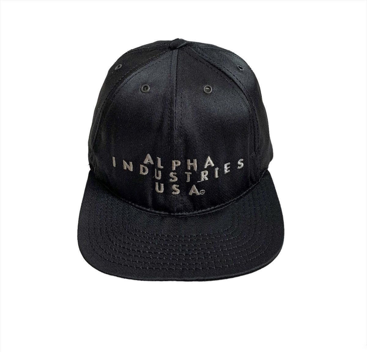 Alpha Industries × Vintage Vintage‼️Alpha Industries Made In Usa Snapback Cap Hat Size ONE SIZE - 1 Thumbnail