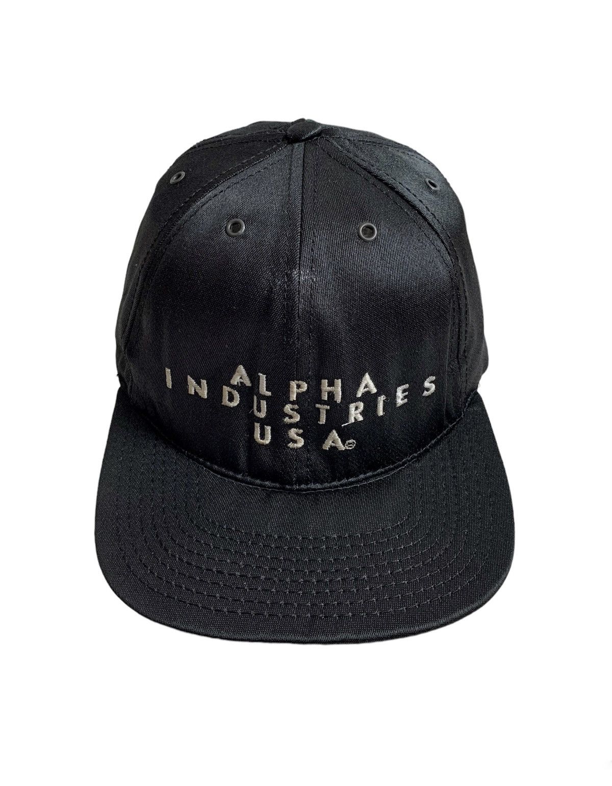 Alpha Industries × Vintage Vintage‼️Alpha Industries Made In Usa Snapback Cap Hat Size ONE SIZE - 2 Thumbnail