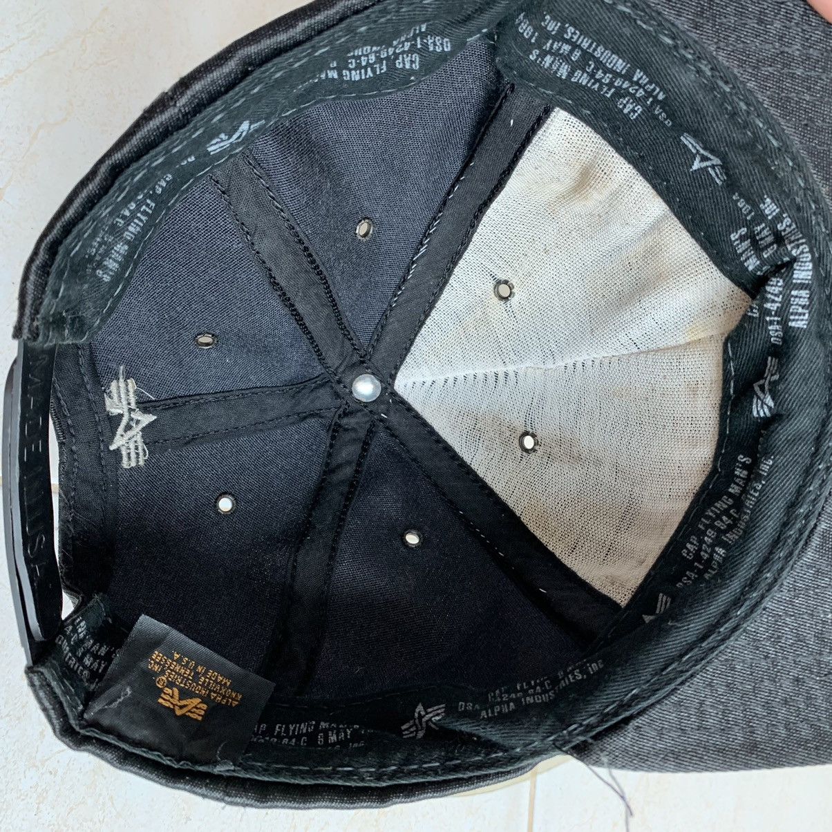Alpha Industries × Vintage Vintage‼️Alpha Industries Made In Usa Snapback Cap Hat Size ONE SIZE - 7 Thumbnail